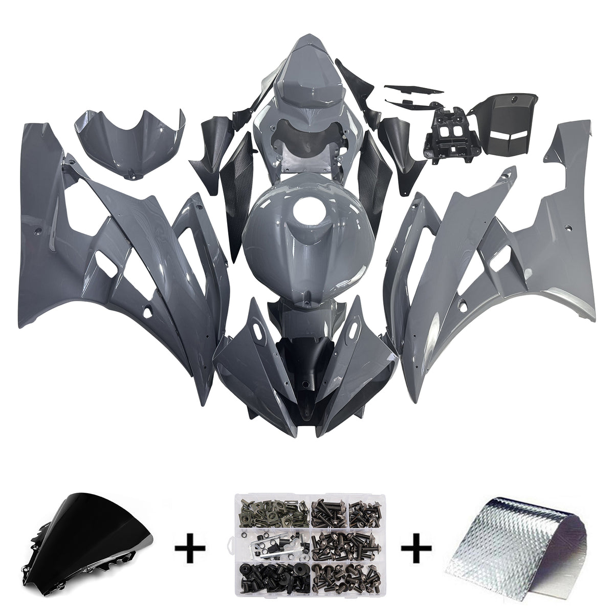 Injection Fairing Kit Bodywork Plastic ABS For Yamaha YZFR6 YZF-R6 2006-2007