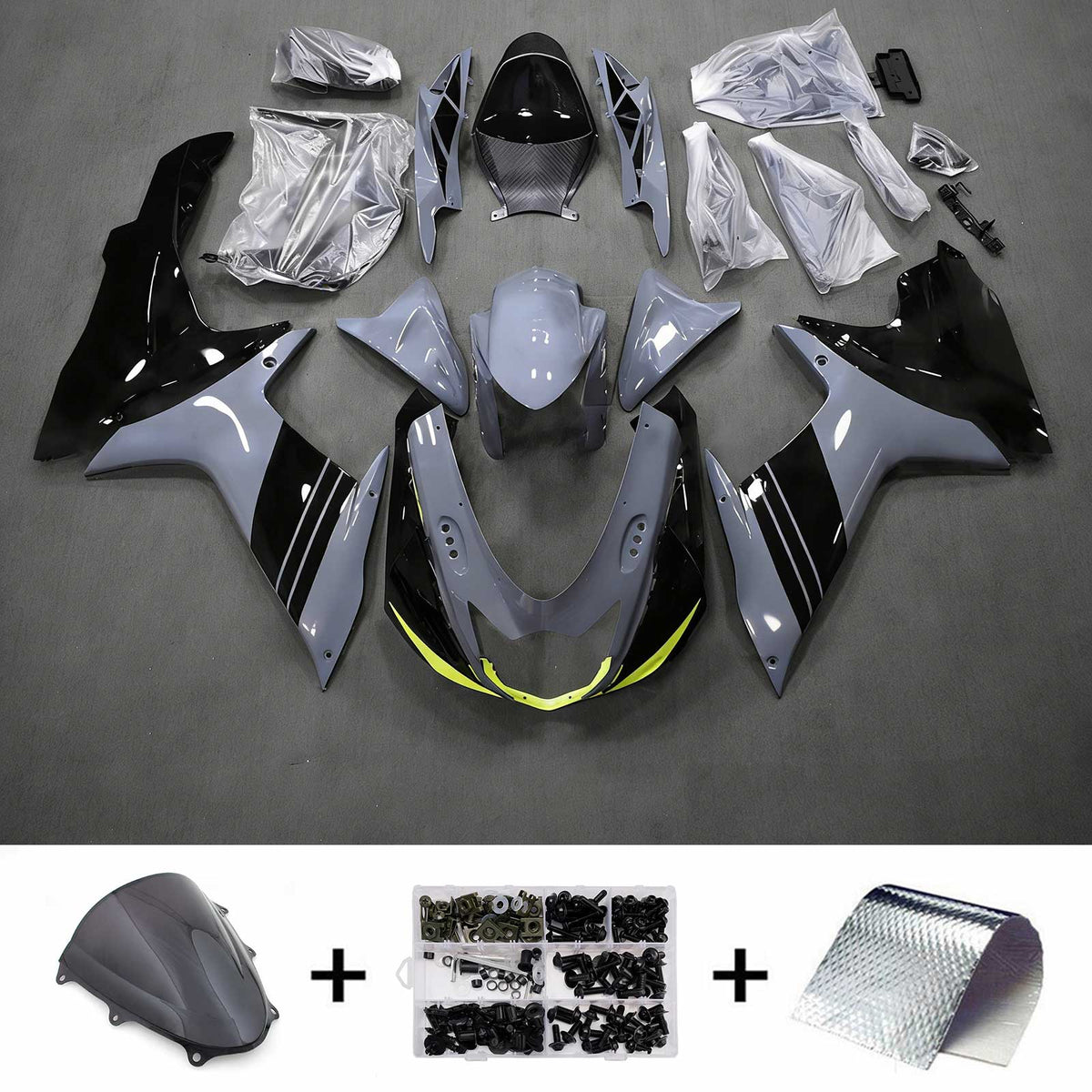 Injection Fairing Kit Bodywork Plastic ABS For Suzuki GSXR 600/750 2011-2026 K11