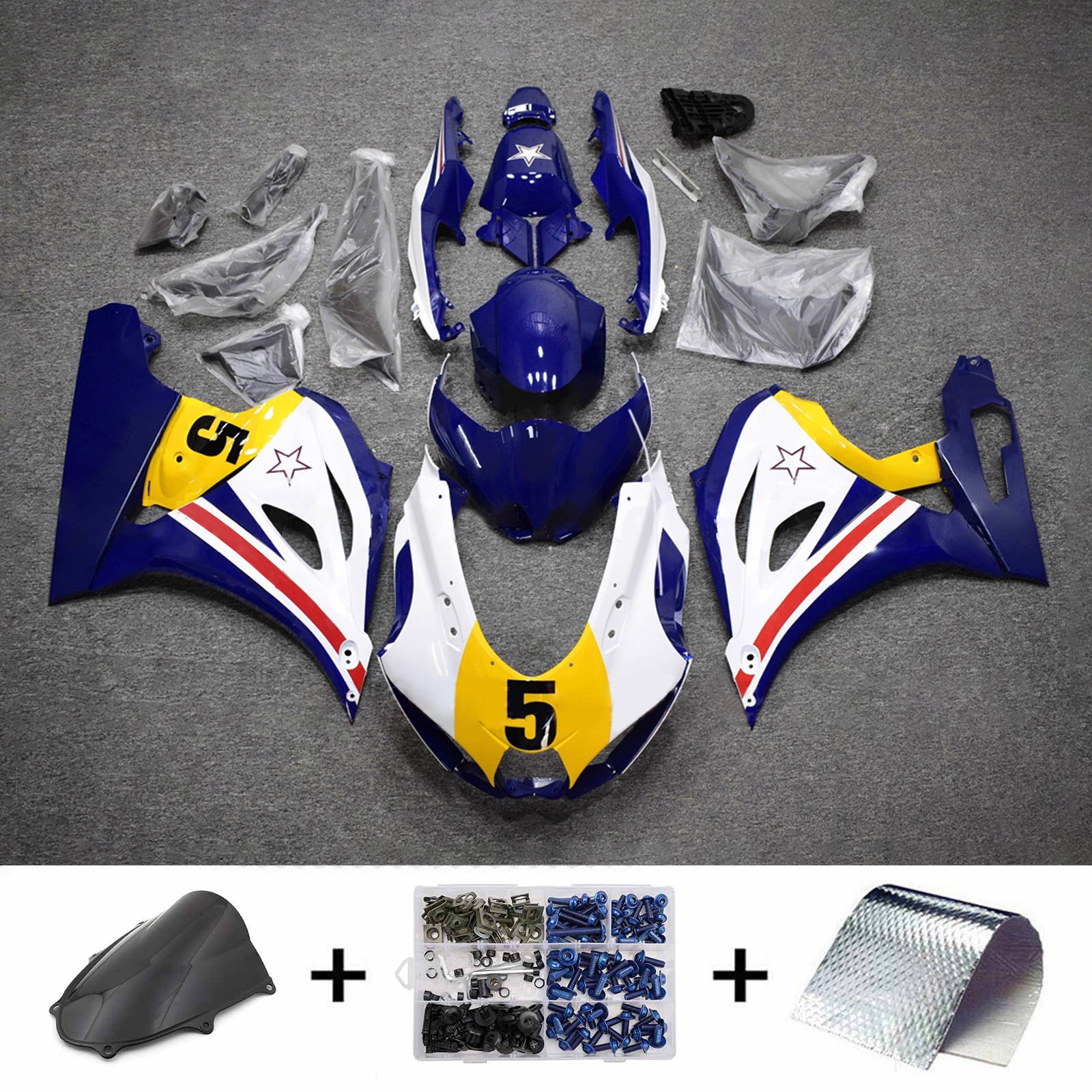Injection Fairing Kit Bodywork Plastic ABS For Suzuki GSXR1000 2017-2026 K17