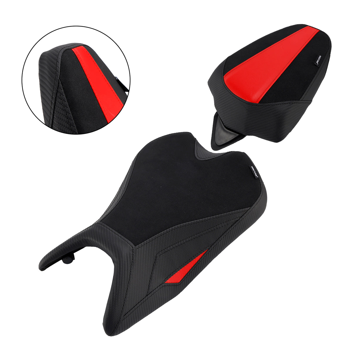 2024-2025 For Aprilia Rs457 Rs 457 Driver&Passenger Seat Kit Cushion Pu Fit Red
