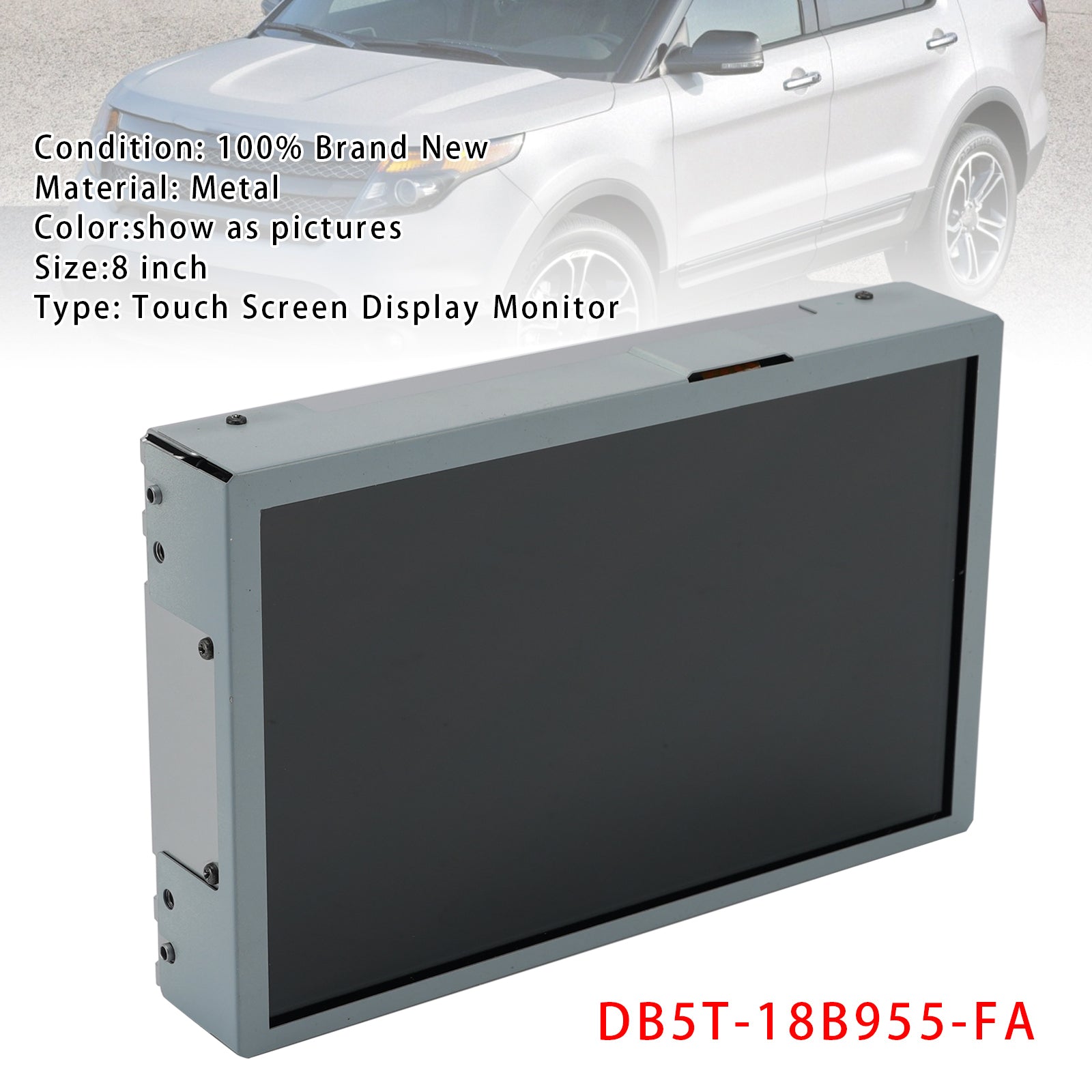 2011-2015 For Ford Explorer 8" Sync Radio Information Touch Screen Display DC3T-18B955-FB