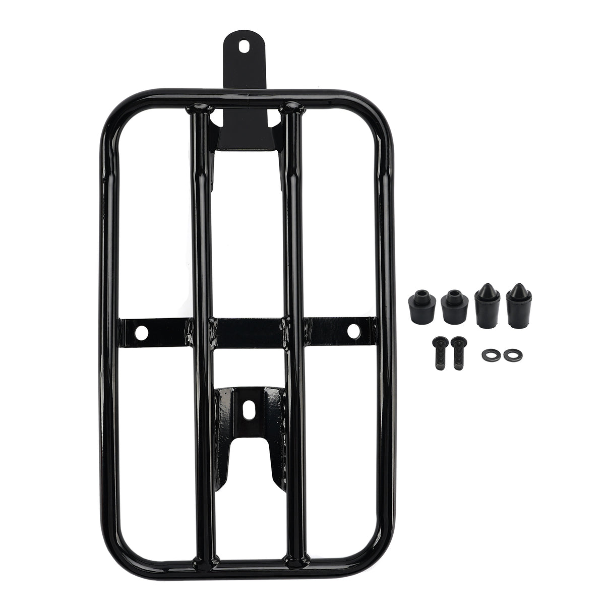 Black Solo Luggage Rack For 2025 2026 Indian Scout Classic Bobber