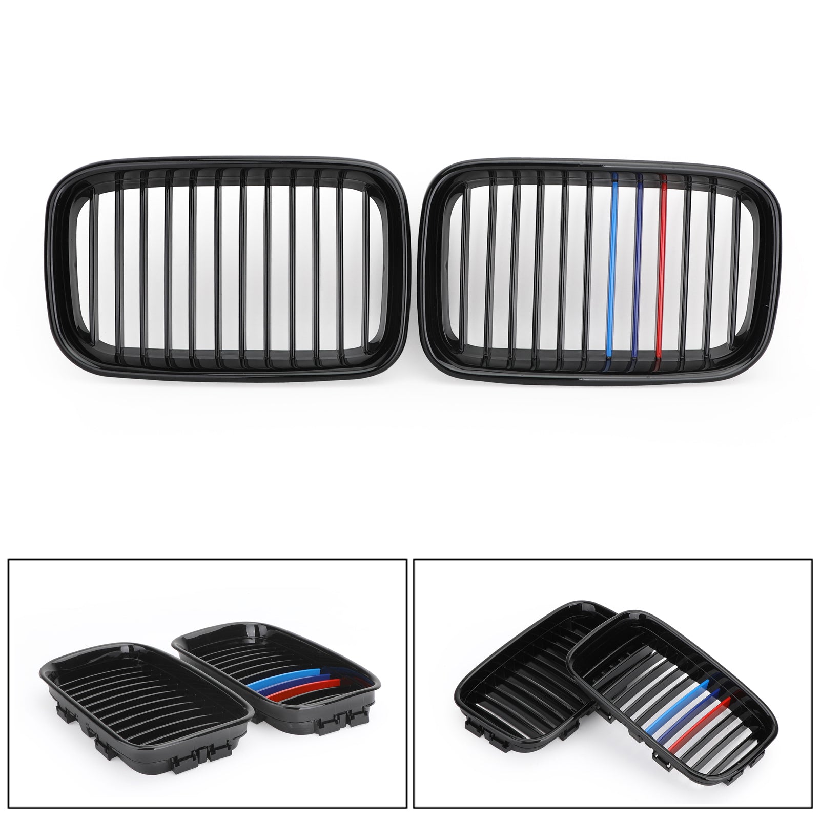 Sport Color Black Front Hood Kidney Sport Grill Fit BMW 3 Series E36 1992-1996