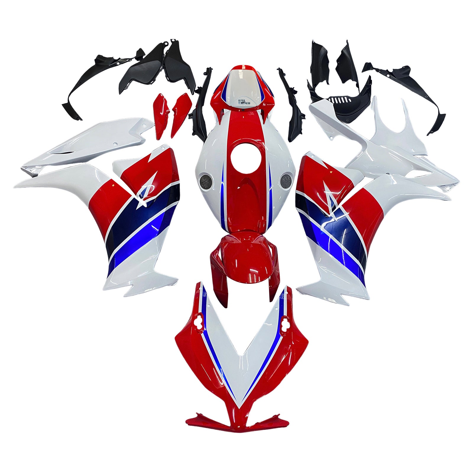 페어링 2012-2016 혼다 CBR1000RR HRC 화이트 레드 블루 제네릭
