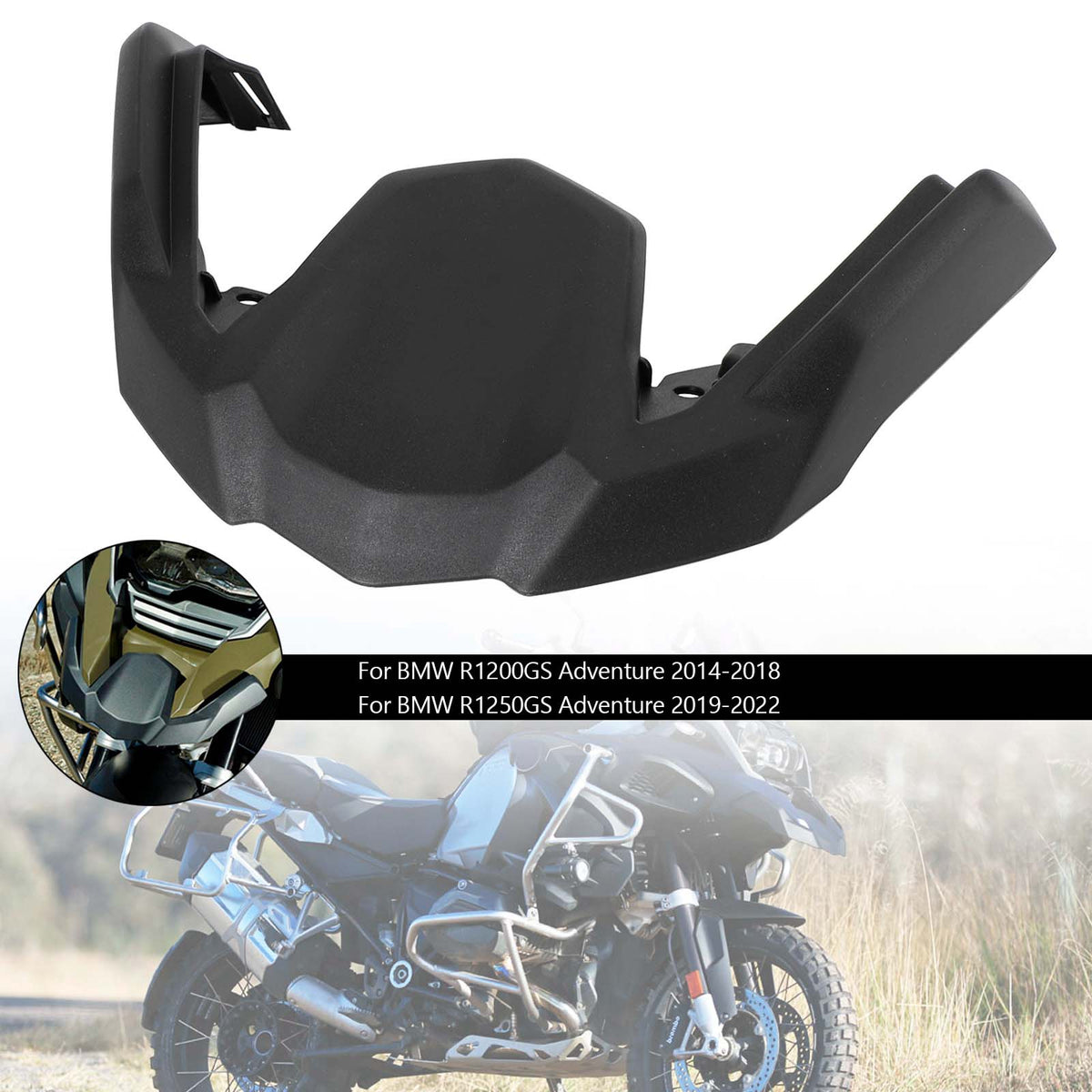 2014-2022 BMW R1200 R1250 GS Adventure Mudguard Extension Front Beak Nose