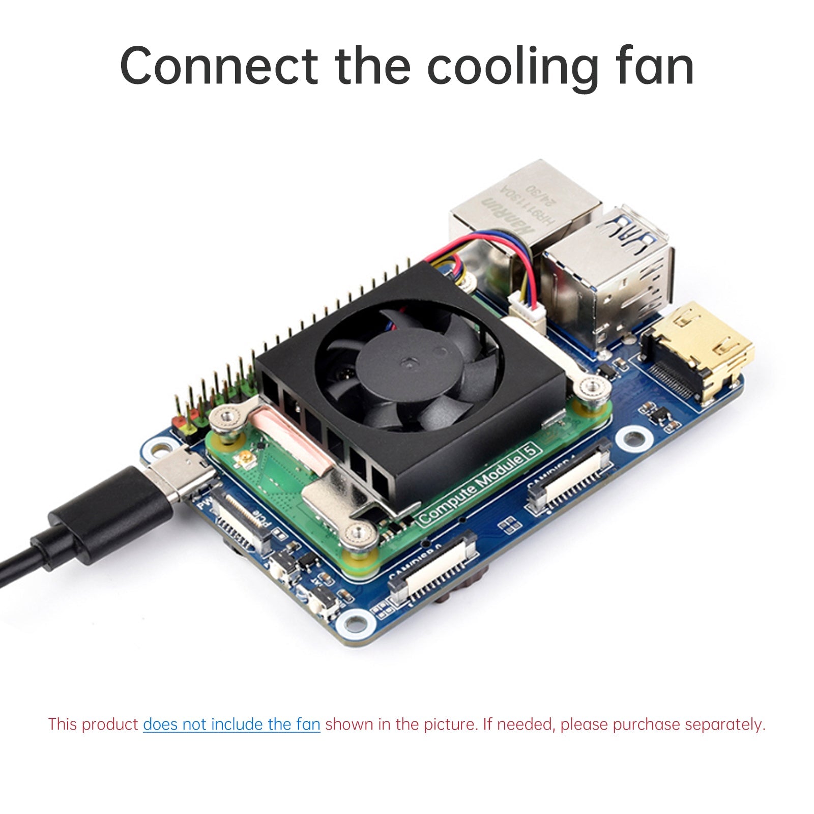 Raspberry Pi Compute Module 5 Expansion Board CM5 Computing Module Core Board