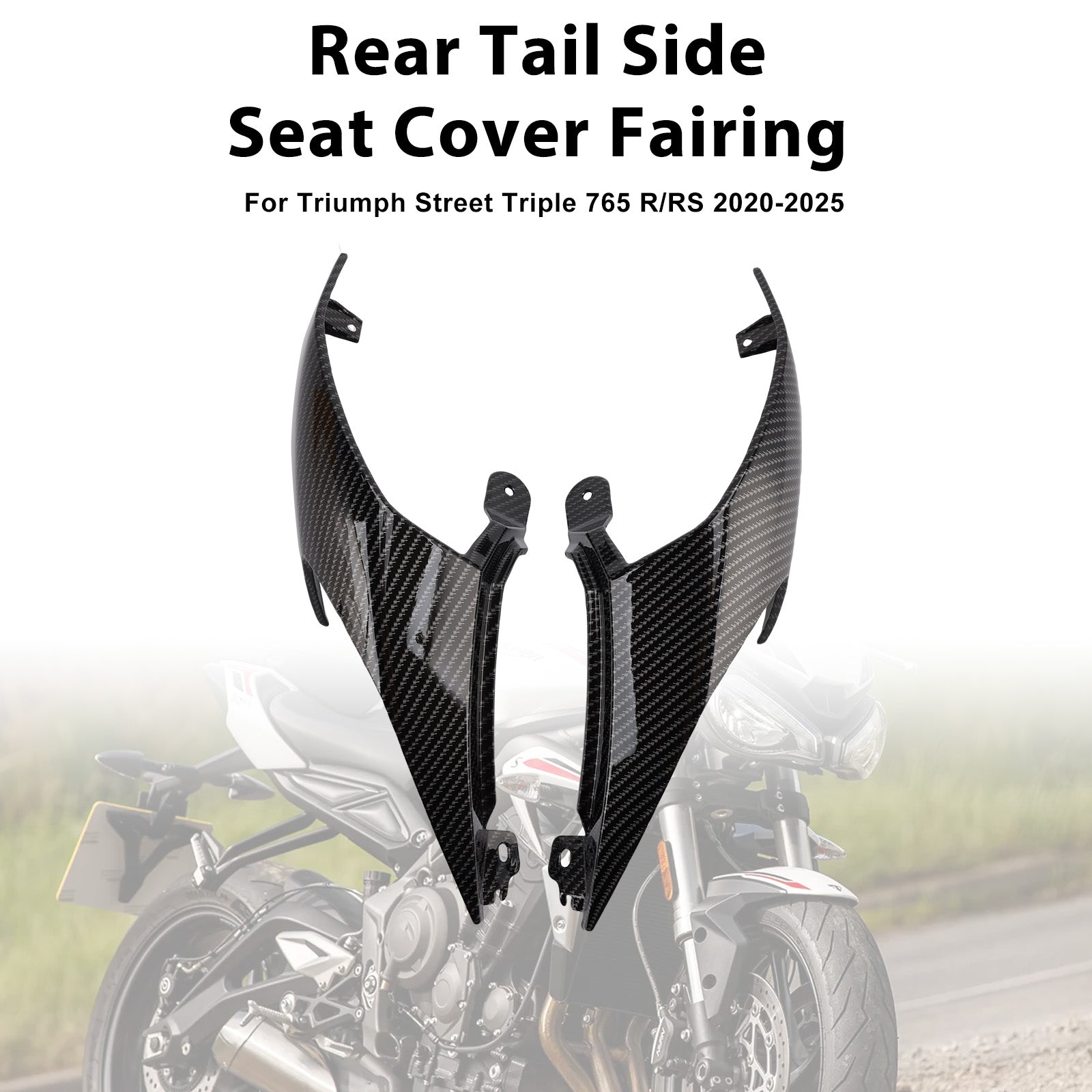 2020-2025 Street Triple 765 R RS Rear Tail Side Seat Cover Fairing