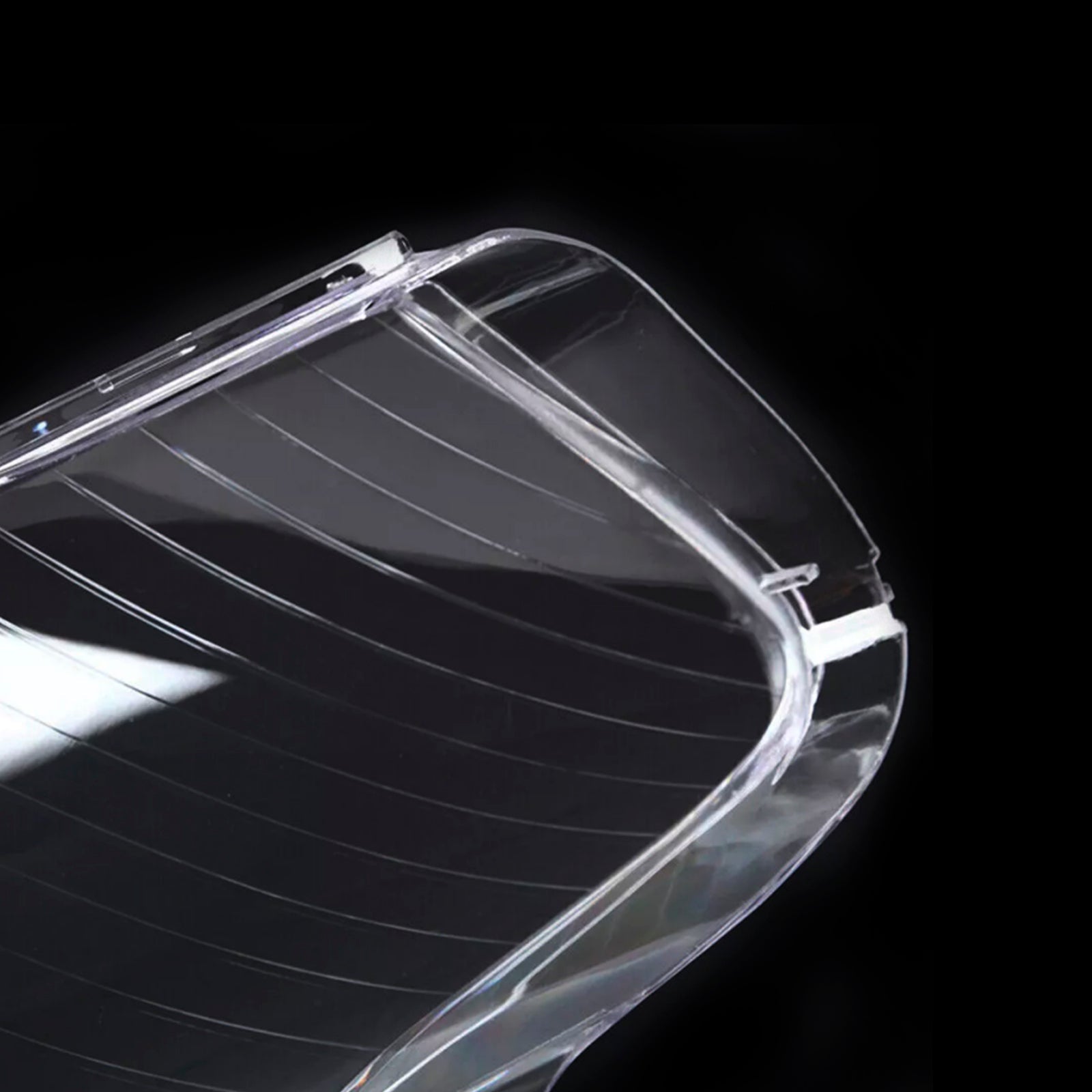 2005-2008 Audi A4 B7 8E 2PCS Front Headlight Glass Clear Cover