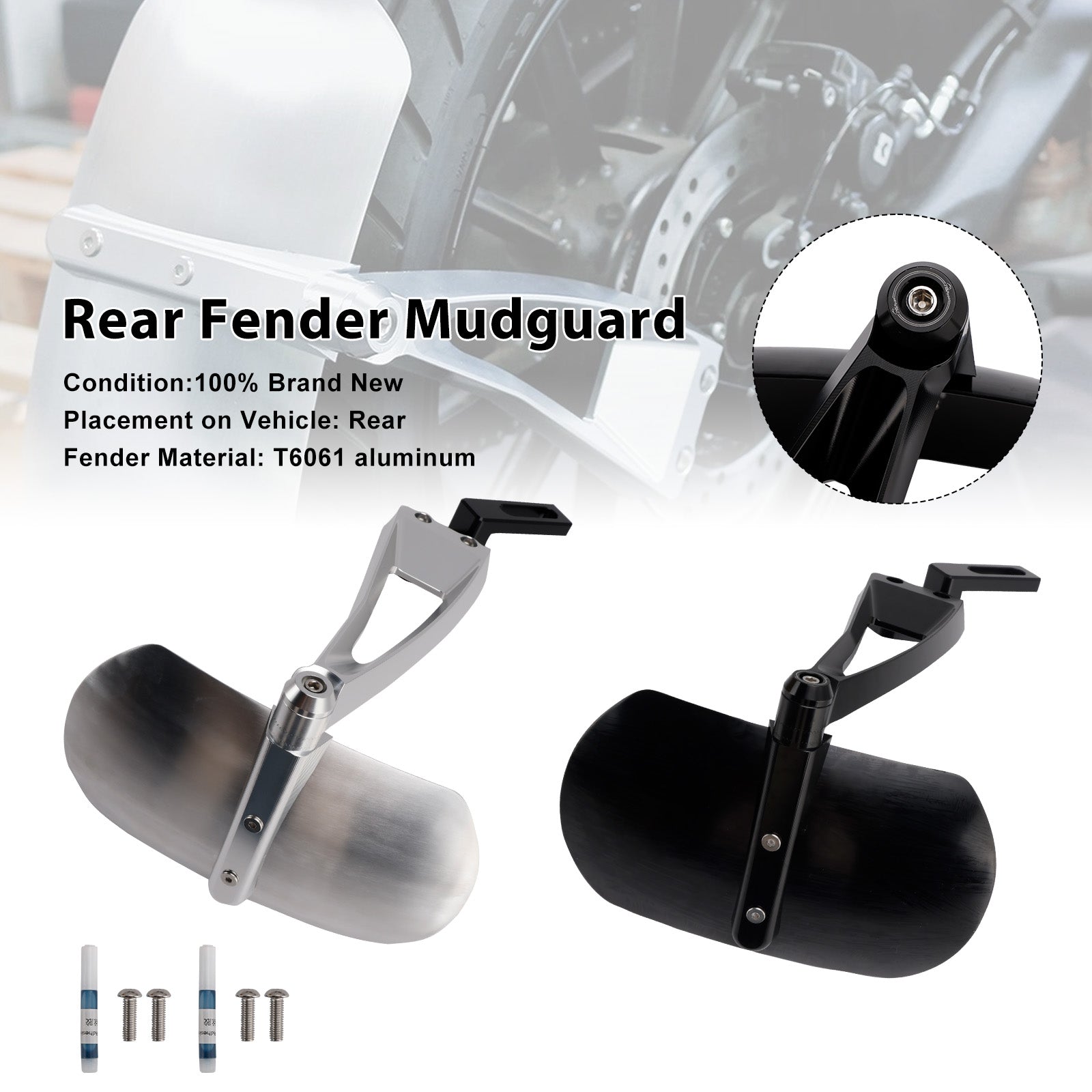 2017-2025 Triumph Bobber Rear Wheel Fender Mudguard