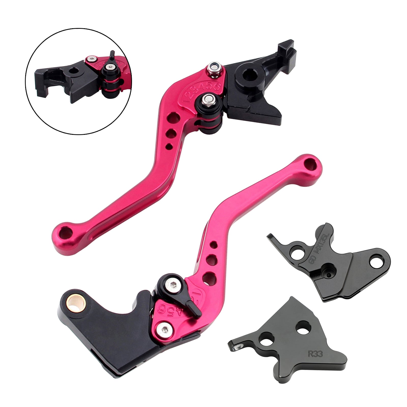 2005-2014 YAMAHA YBR125 NEW Short Clutch Brake Lever