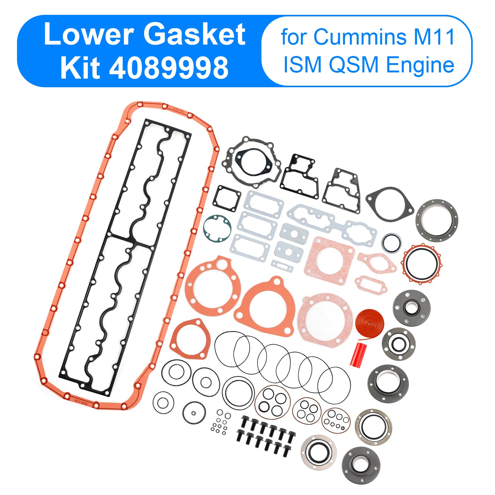 Lower Gasket Kit 4089998 for Cummins M11 ISM QSM Engine