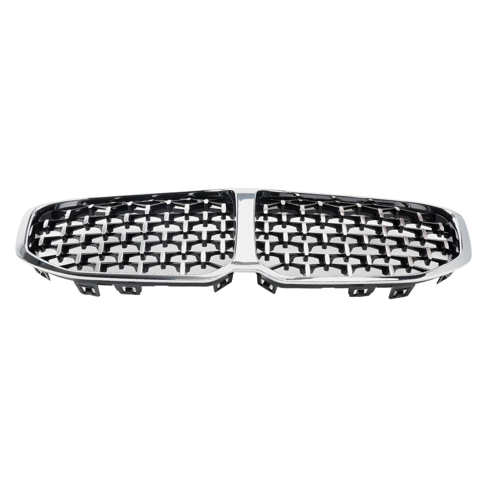 Front Kidney Grille Grill For BMW 1 Series F40 19-23 Silver Diamond Style