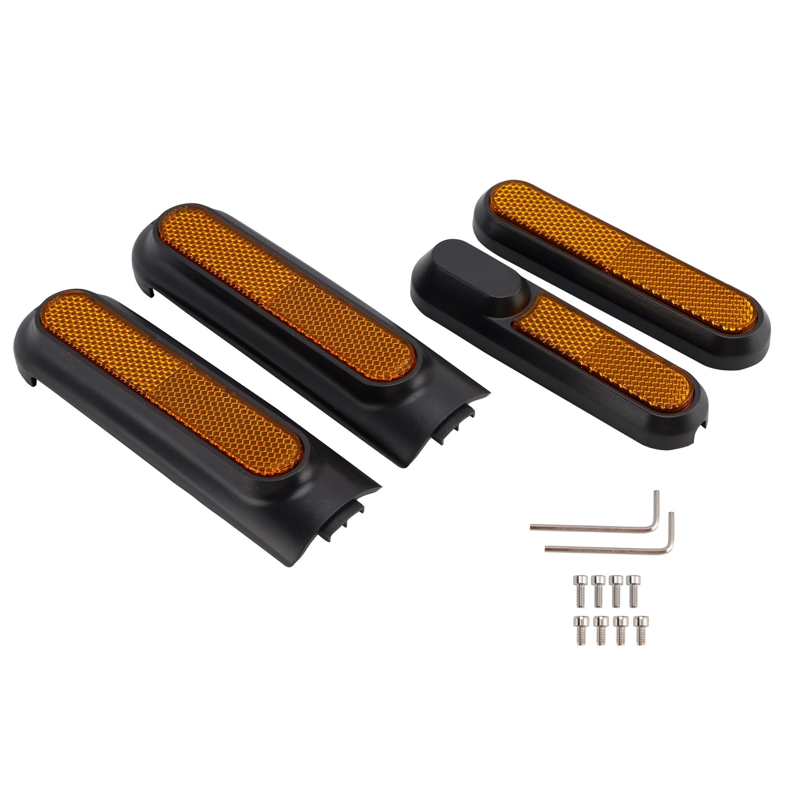 Set of 4 Scooter Side Covers with Rear Reflector for Xiaomi 4 Pro(1st Gen)