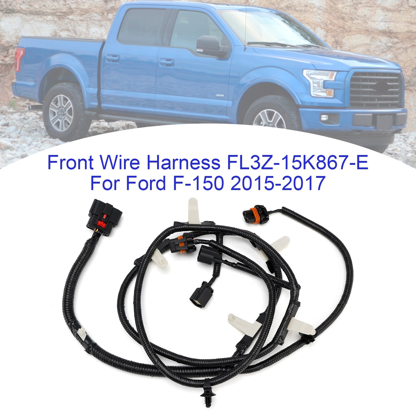 2015-2017 Ford F-150 Front Wire Harness FL3Z-15K867-E