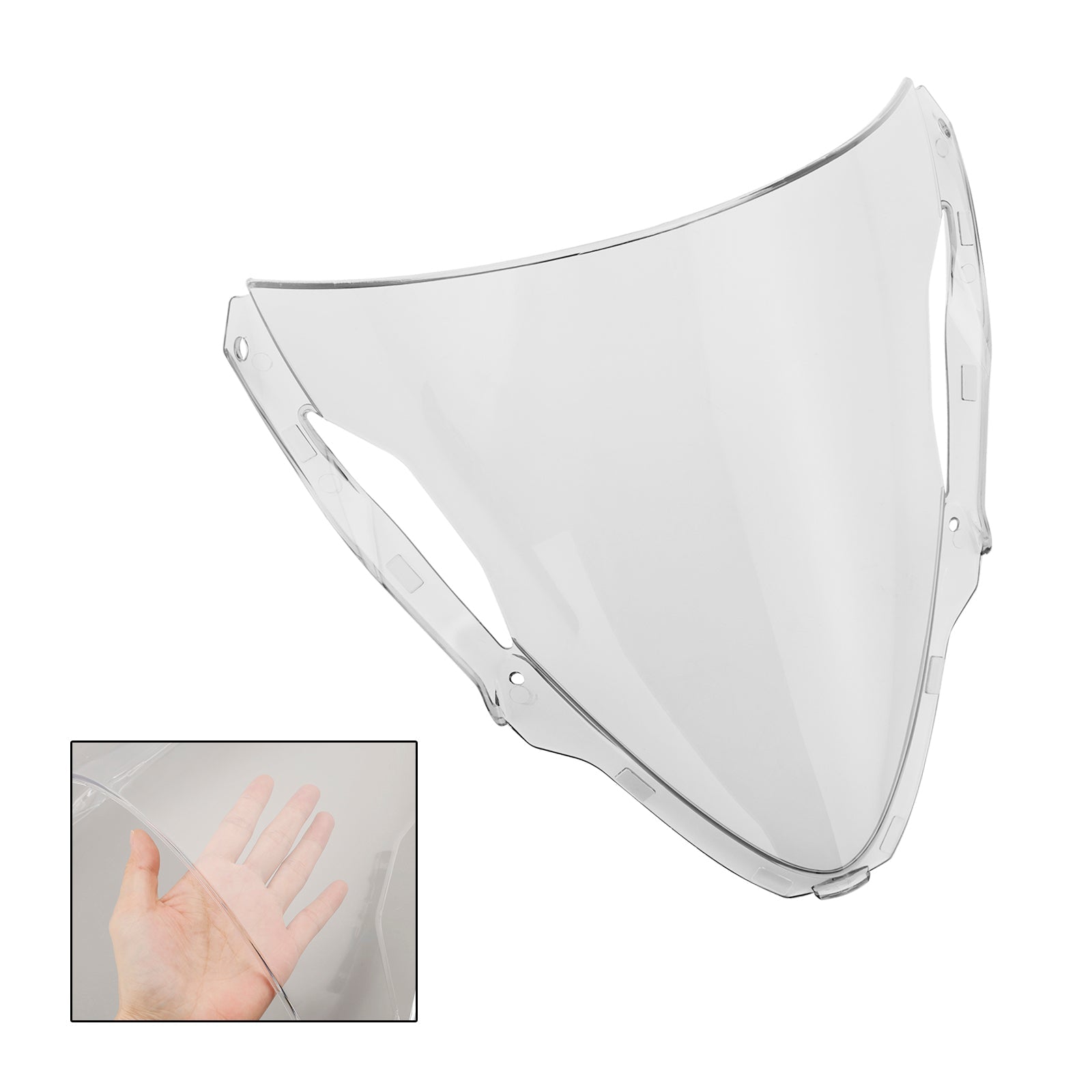 kawasaki ZX-6R 2024 용 앞 유리 윈드 스크린