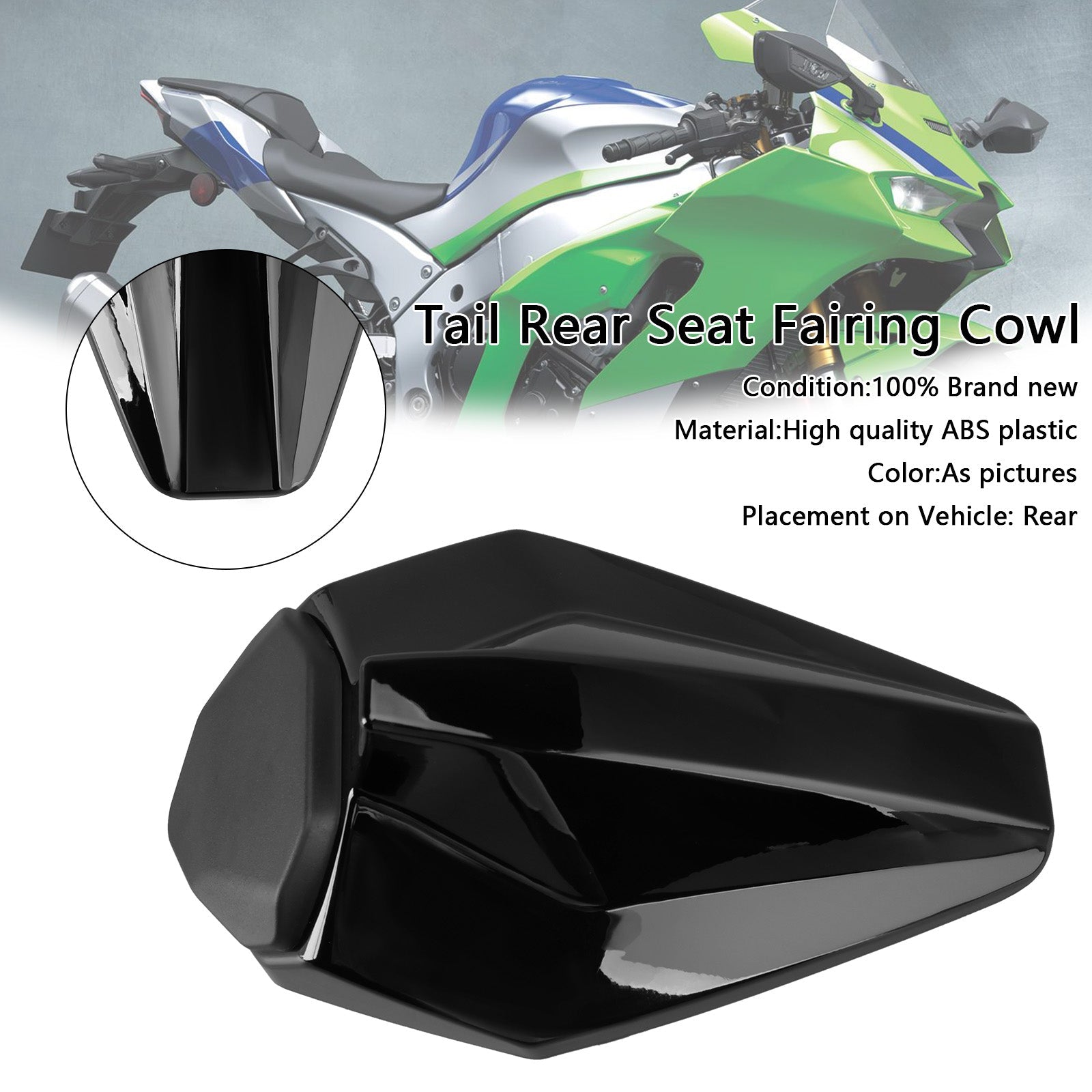 2016-2025 Kawasaki ZX10R ZX-10R Racing Tail Rear Seat Fairing Cowl