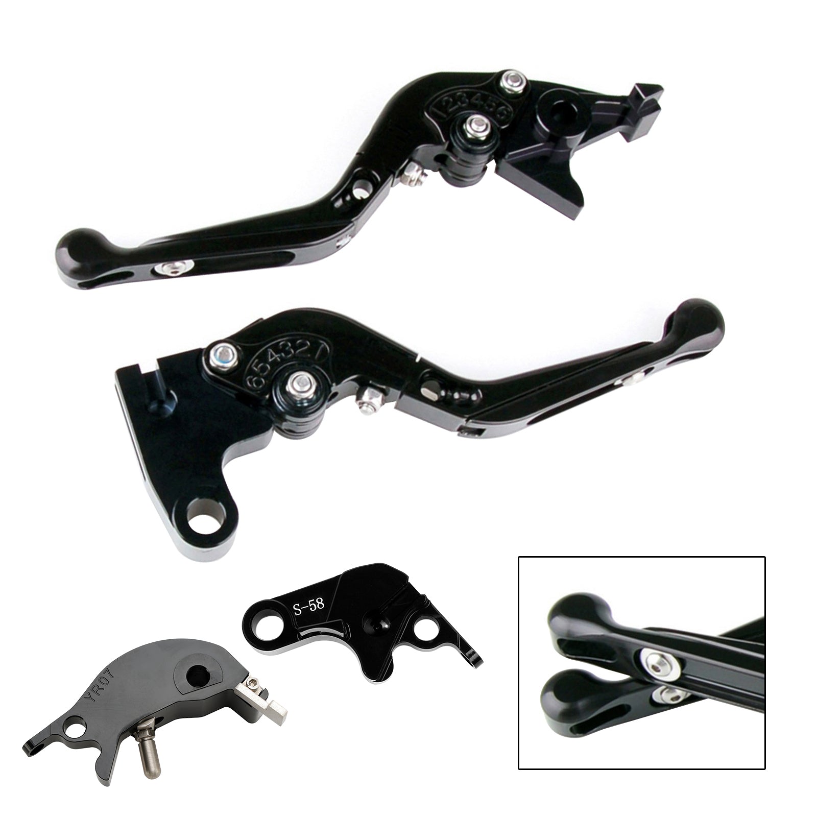 Adjustable Clutch Brake Lever fit for YAMAHA YZF R7 MT-10/SP FZ-10/SP 2022-23