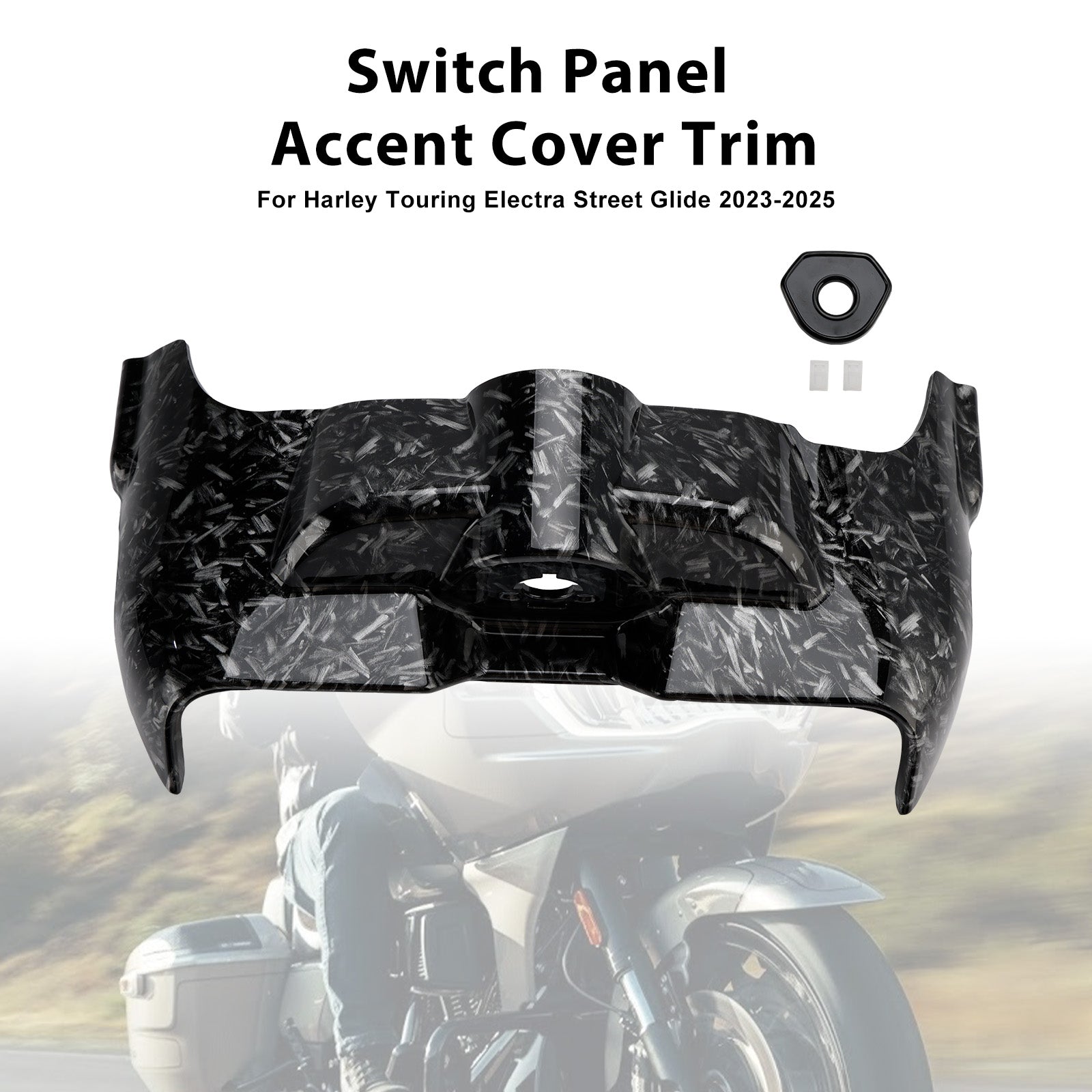 2023-2025 Touring Electra Street Glide Switch Panel Accent Cover Trim