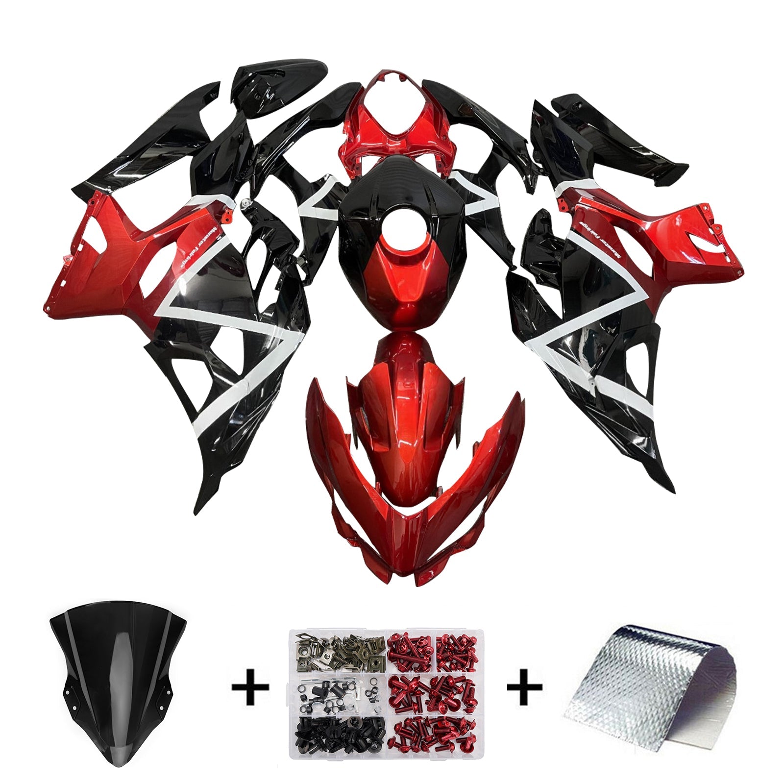 Injection Fairing Kit Bodywork Plastic ABS fit For Kawasaki EX400 Ninja400 2018-2024