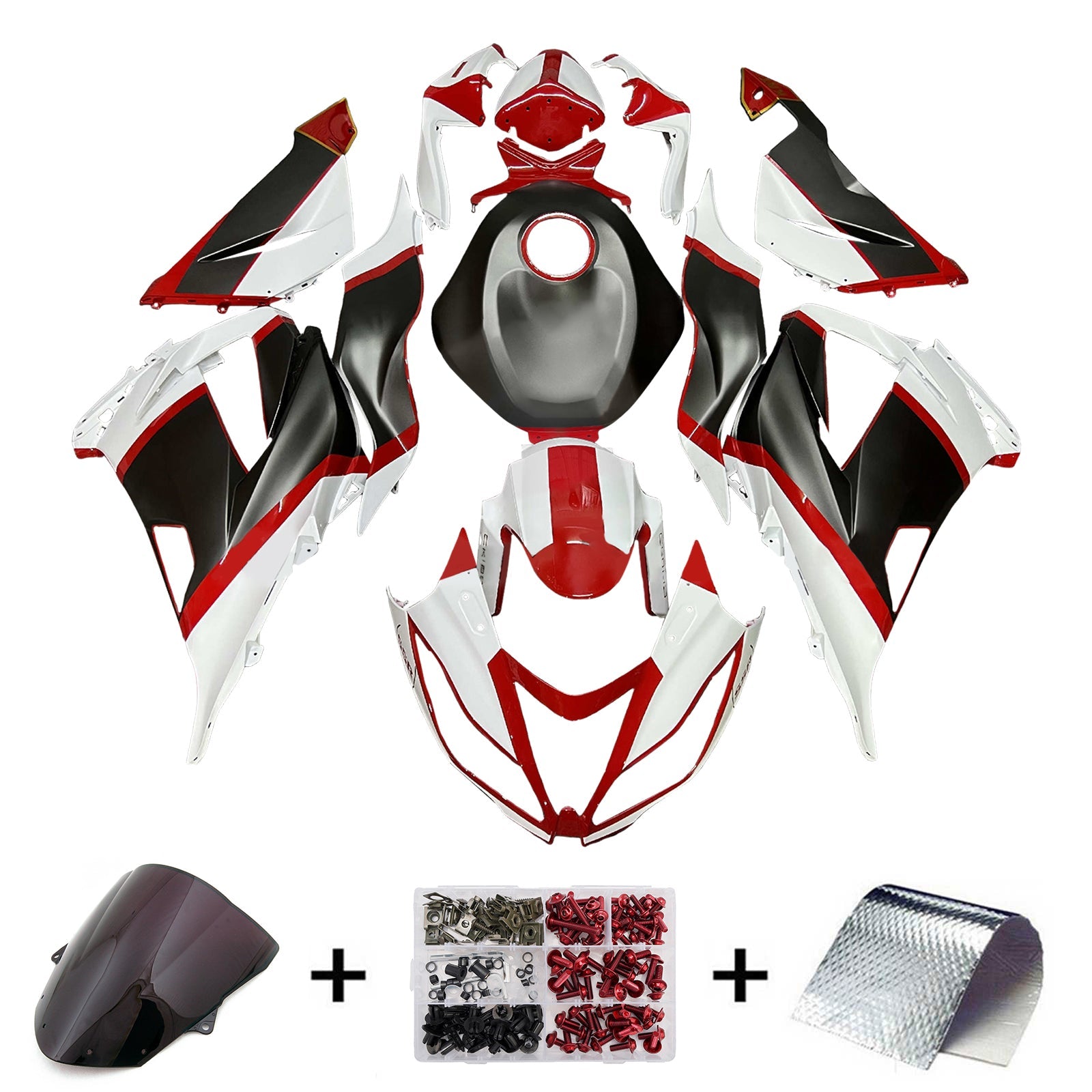 Injection Fairing Kit Bodywork Plastic ABS fit For Kawasaki ZX6R 636 2013-2018