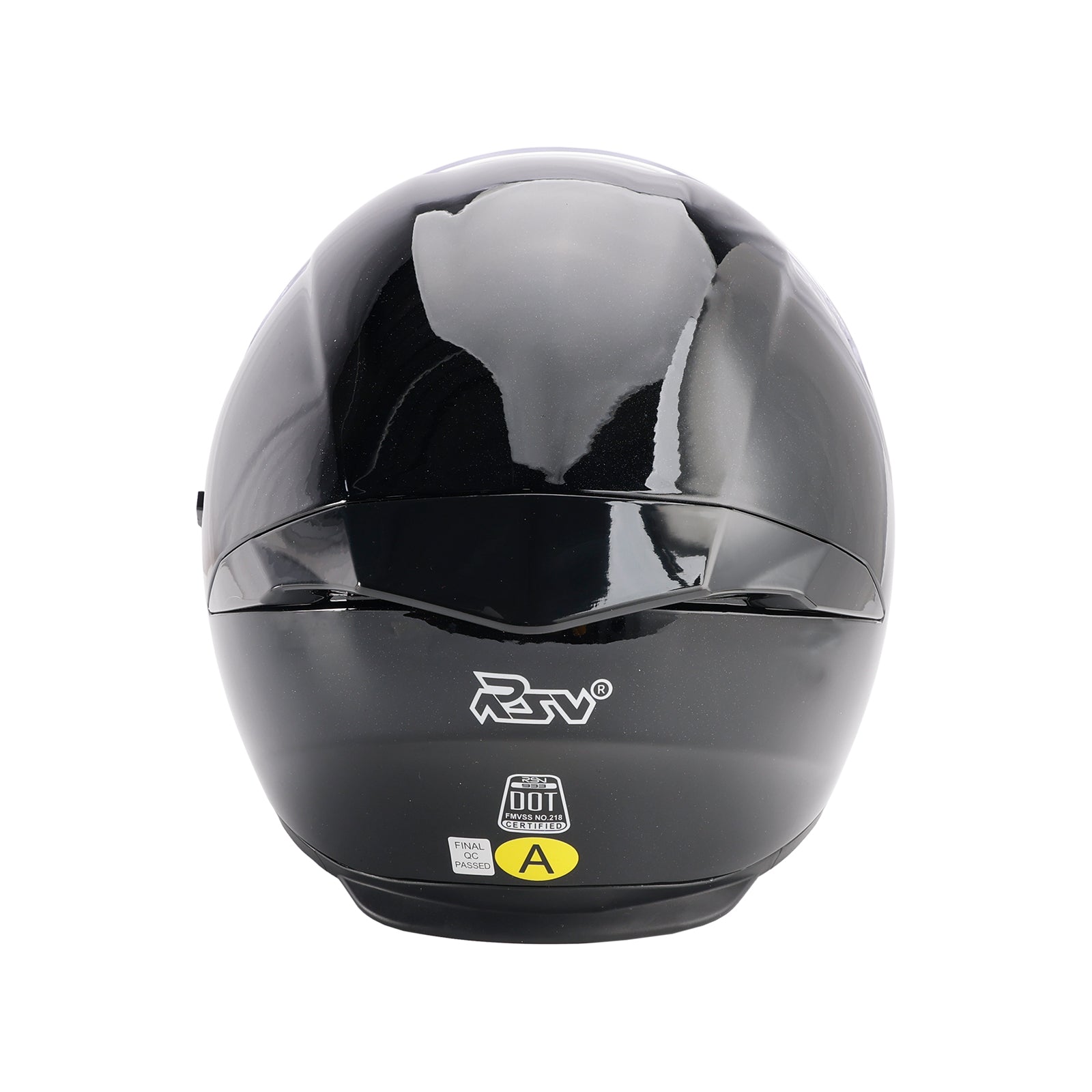 DOT Motorcycle Helmet Adult Street Full Face Gloss Black