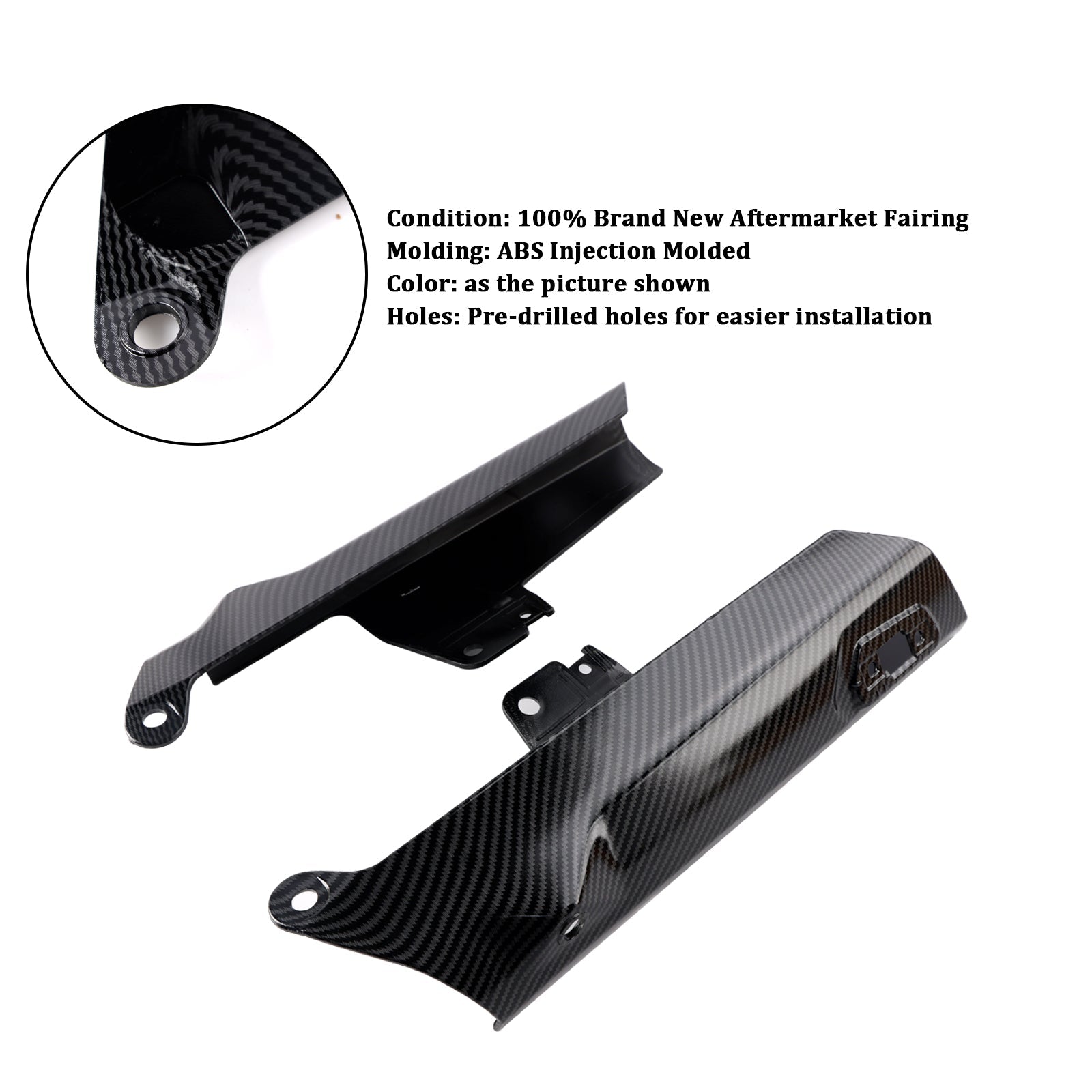 Front Fender Side Panel Protector Fairing For Yamaha Tenere 700 2019-2024