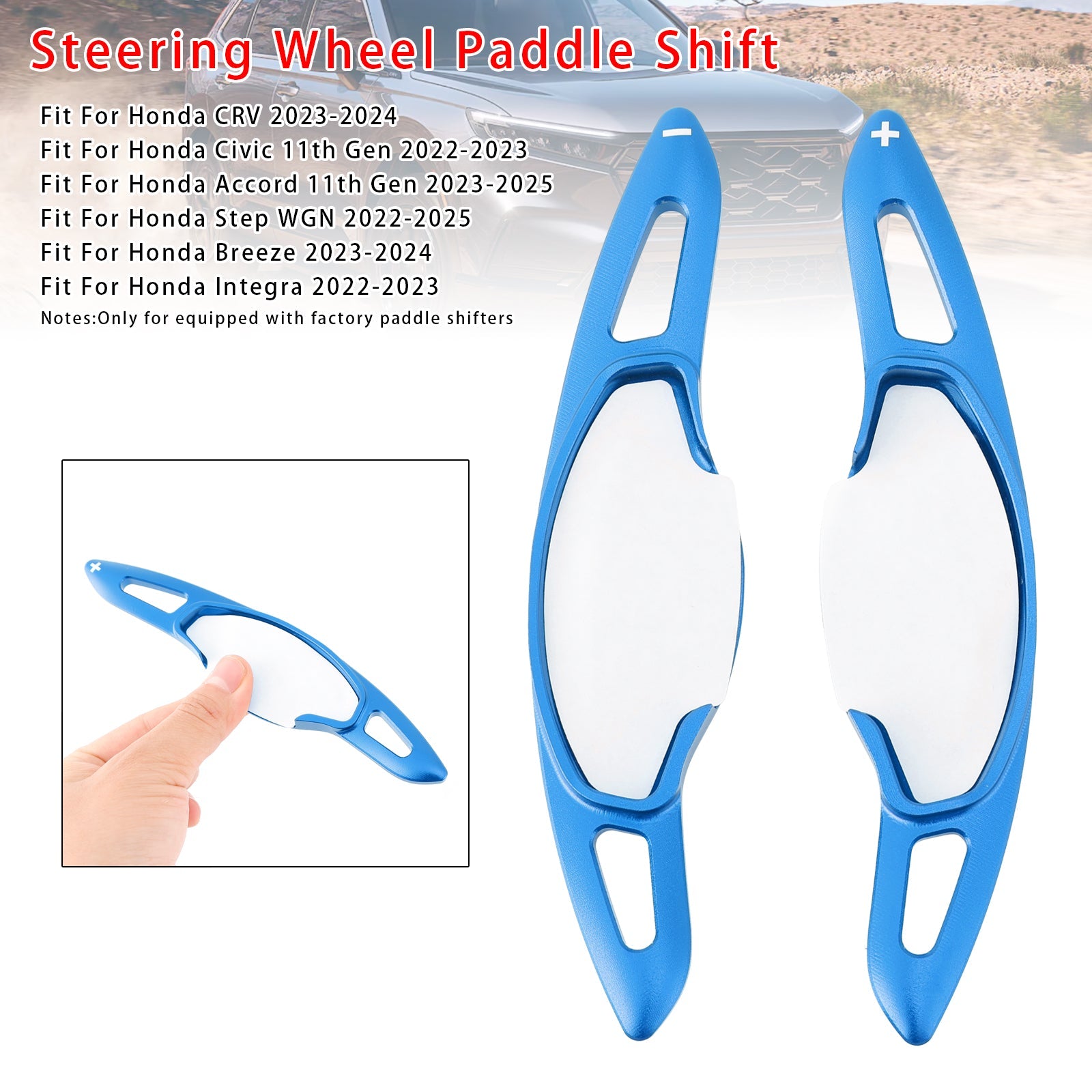 Steering Wheel Paddle Shifter Extension For Honda CRV Civic 11