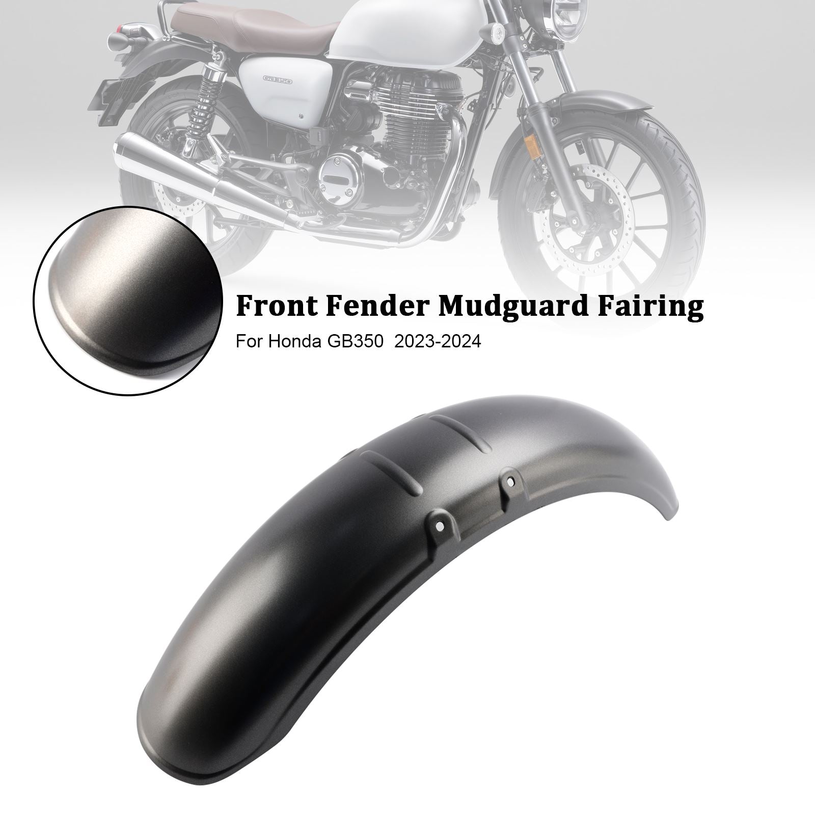 Front Fender Mudguard Fairing For Honda GB350 2023-2024