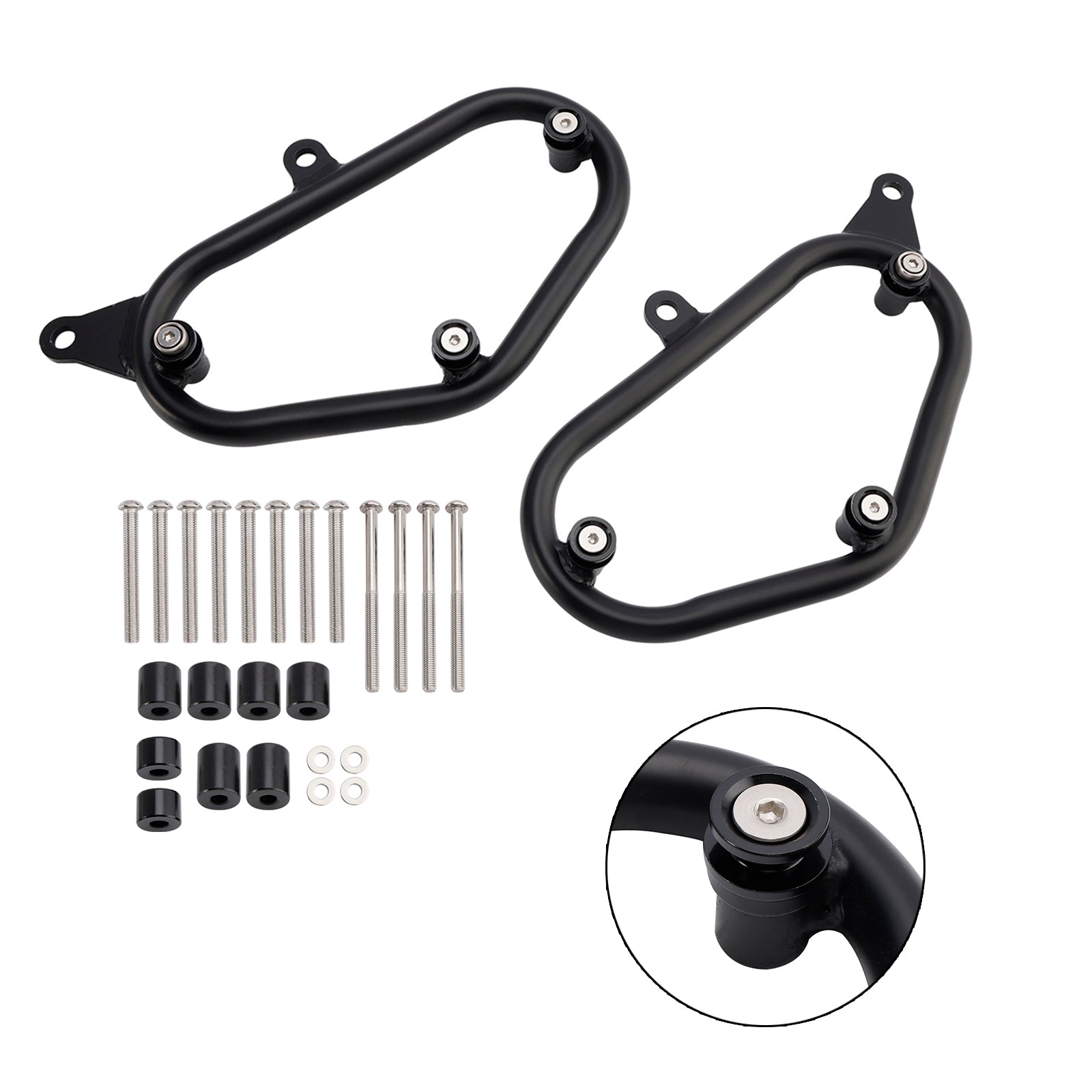 2024-2025 Kawasaki Eliminator 500 Side Saddle Bag Mounting Bracket Black