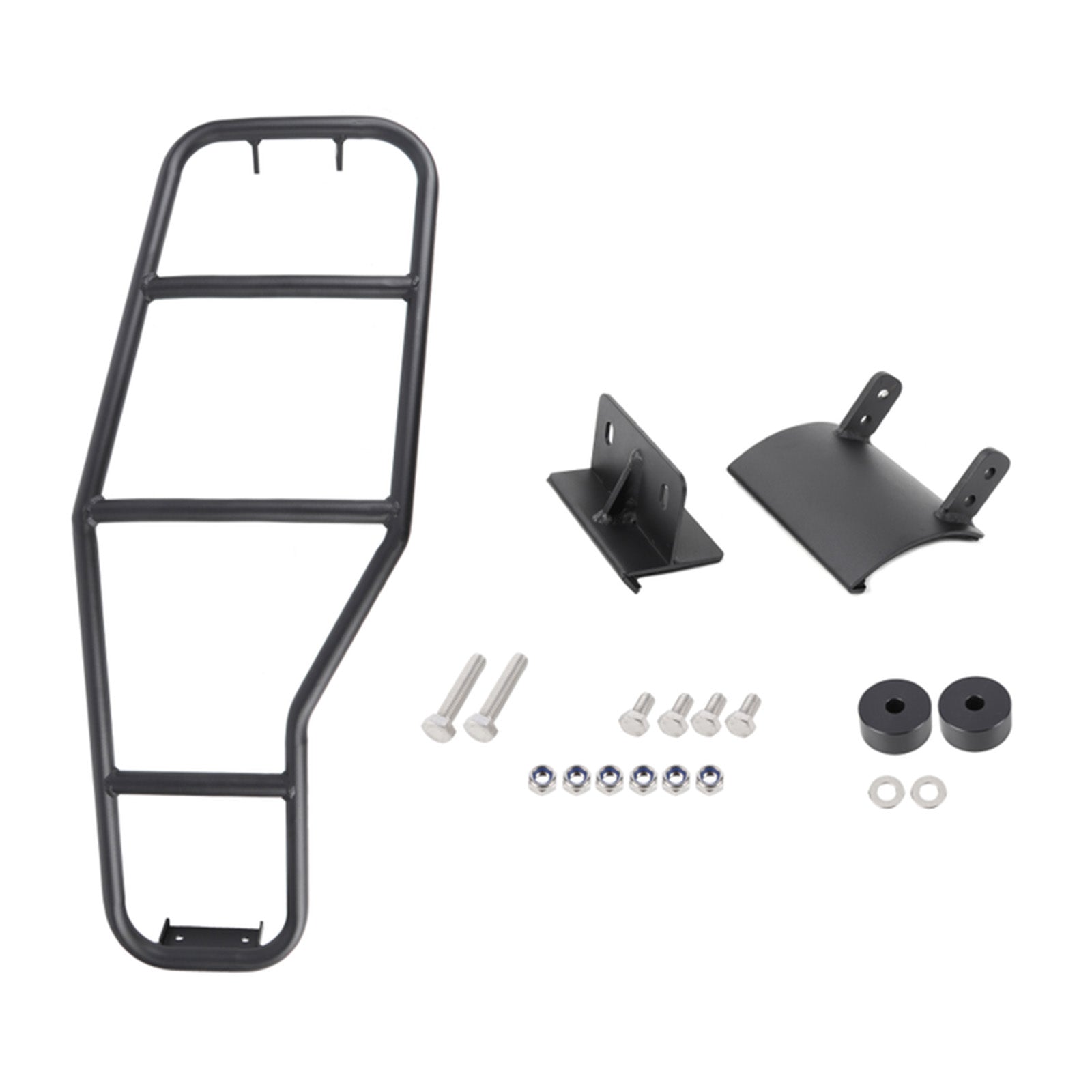 스즈키 지니 2007-2017 후면 꼬리 도어 지붕 사다리 알루미늄 강한 빛