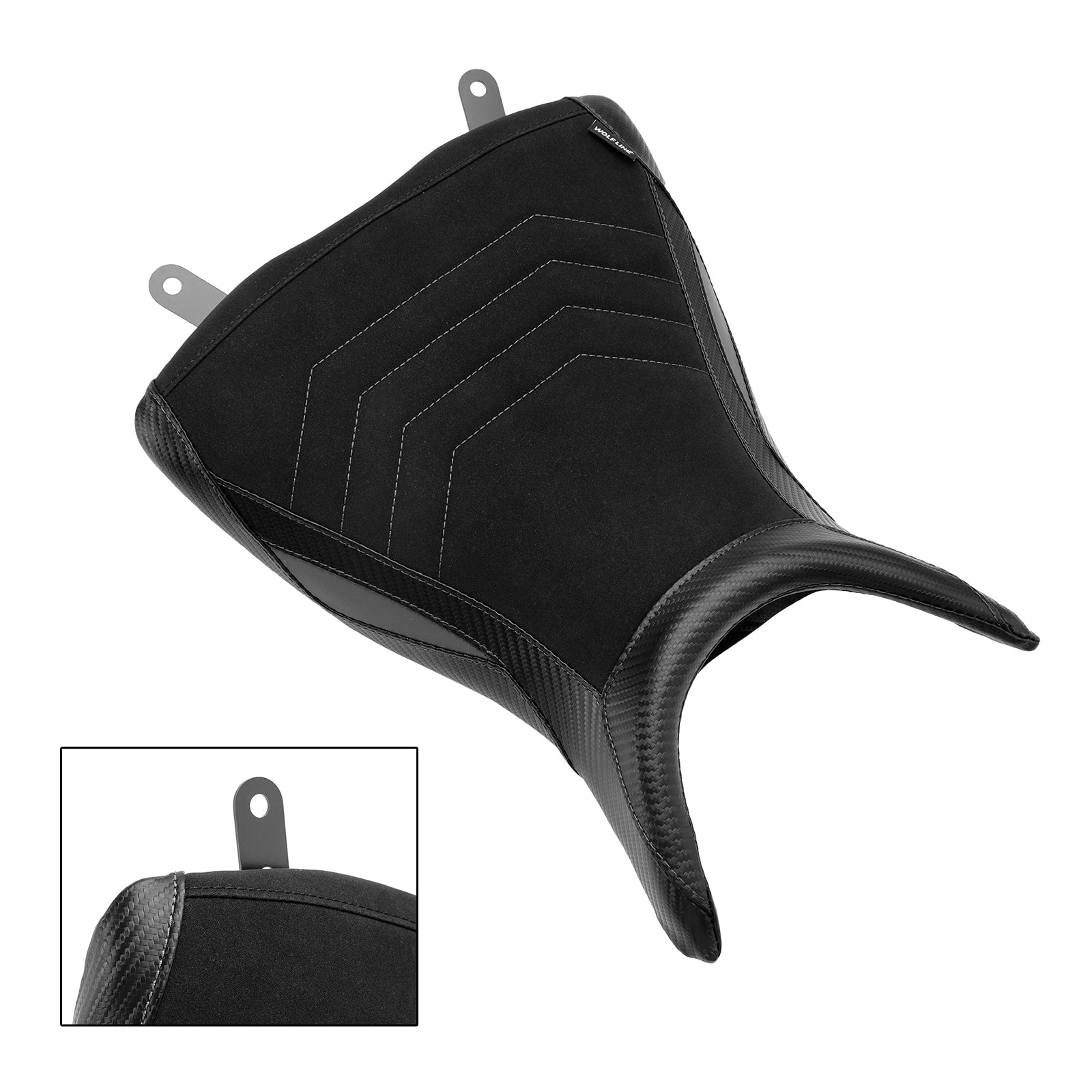 2015-2023 야마하 MT-03 YZF-R3 프론트 드라이버 레이더 시트 2인승 안장 그레이