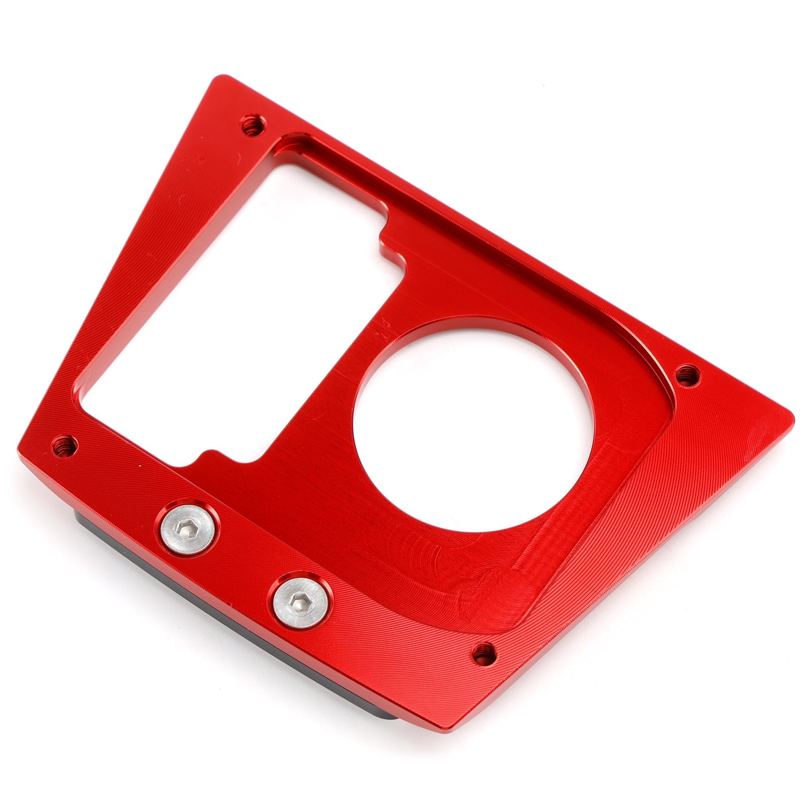 Aluminum Key Cylinder Cover Red For Honda NSS 350 Forza 350 300 2018-2023