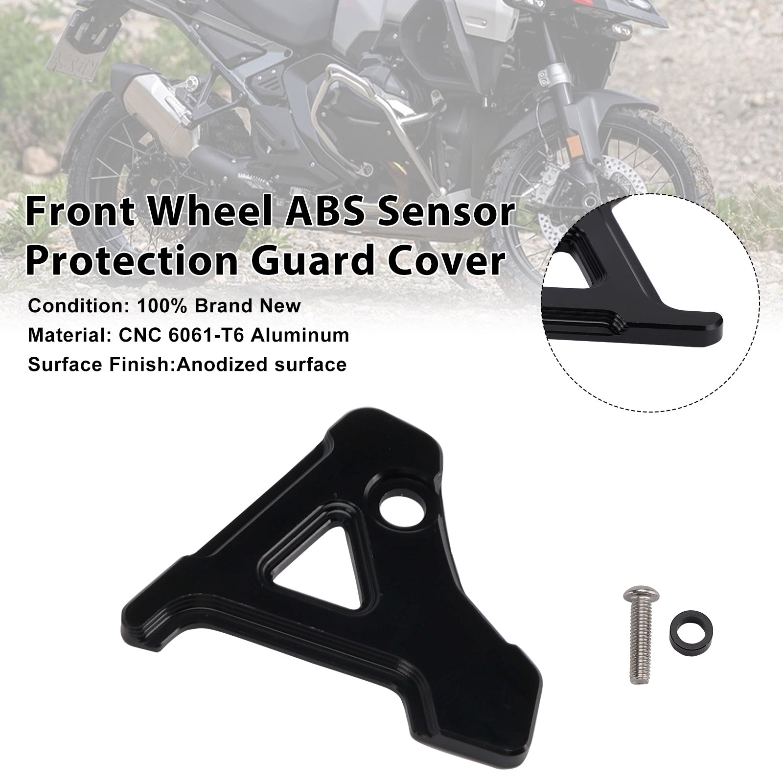Front Wheel ABS Sensor Protection Guard For BMW R1300GS / ADV 23-25