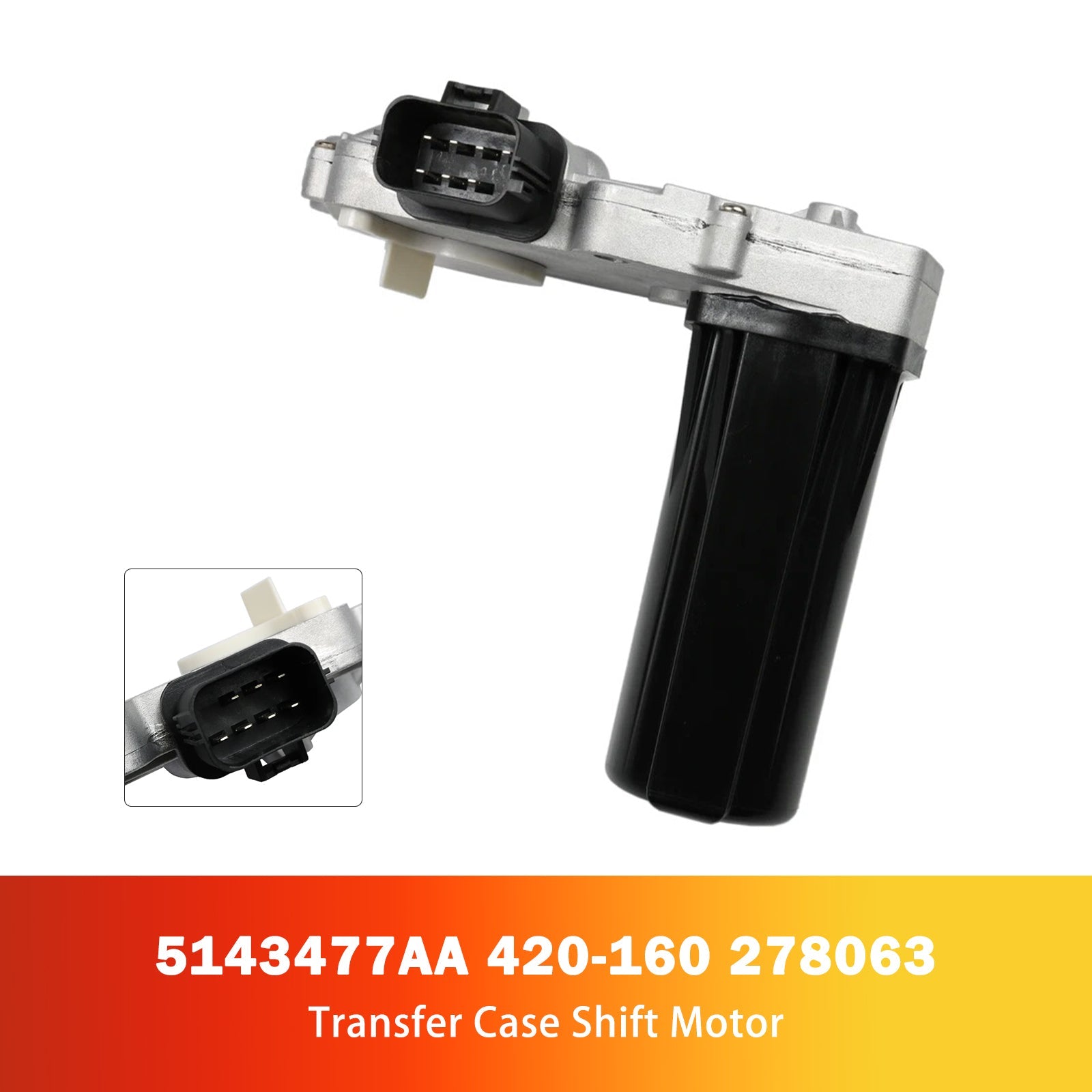 2010-2011 Dodge Ram Dakota Transfer Case Shift Actuator Motor 5143477AA 600-935