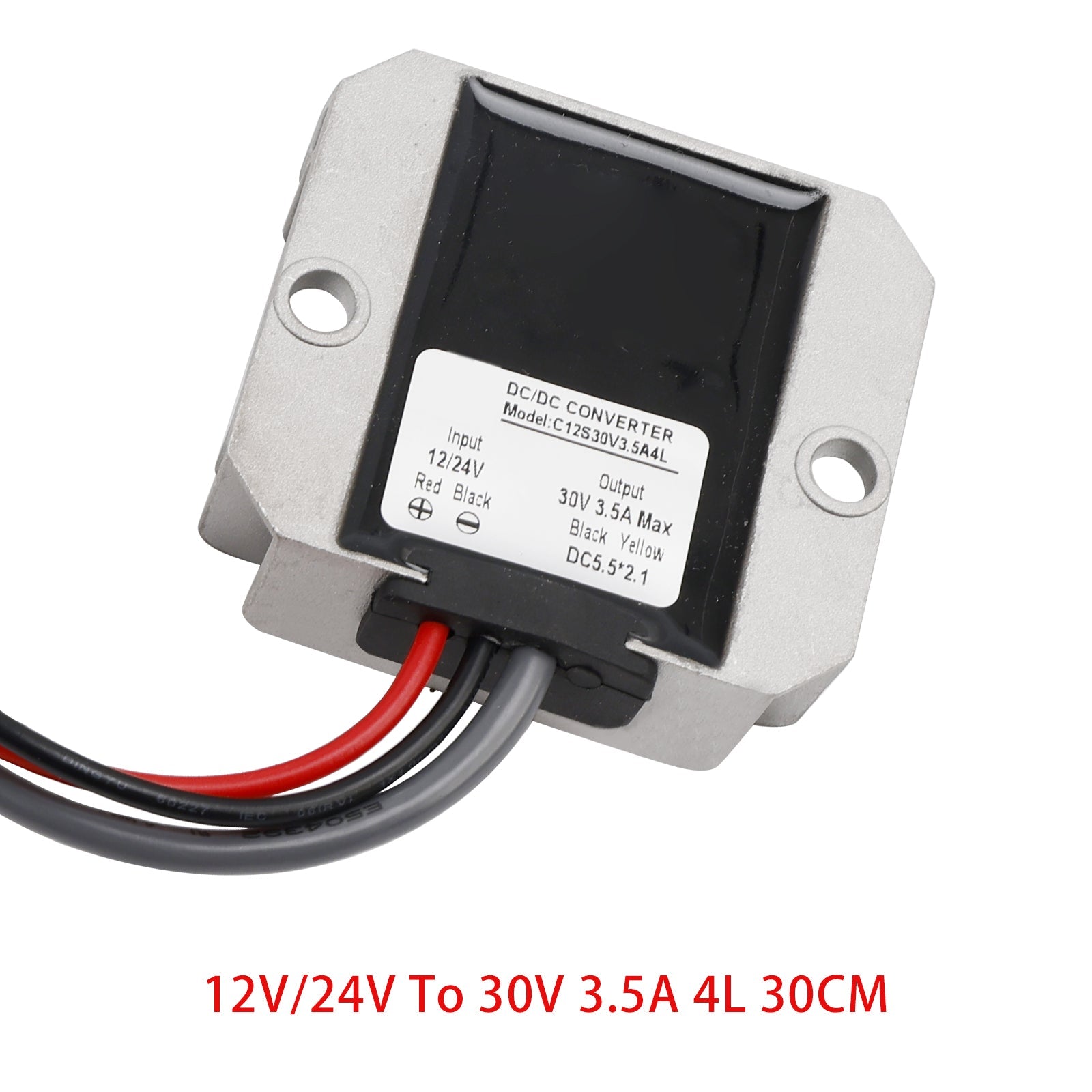 Mini 12V Adapter DC Step Up Converter 12V/24V To 30V 3.5A 105W Smart Boost