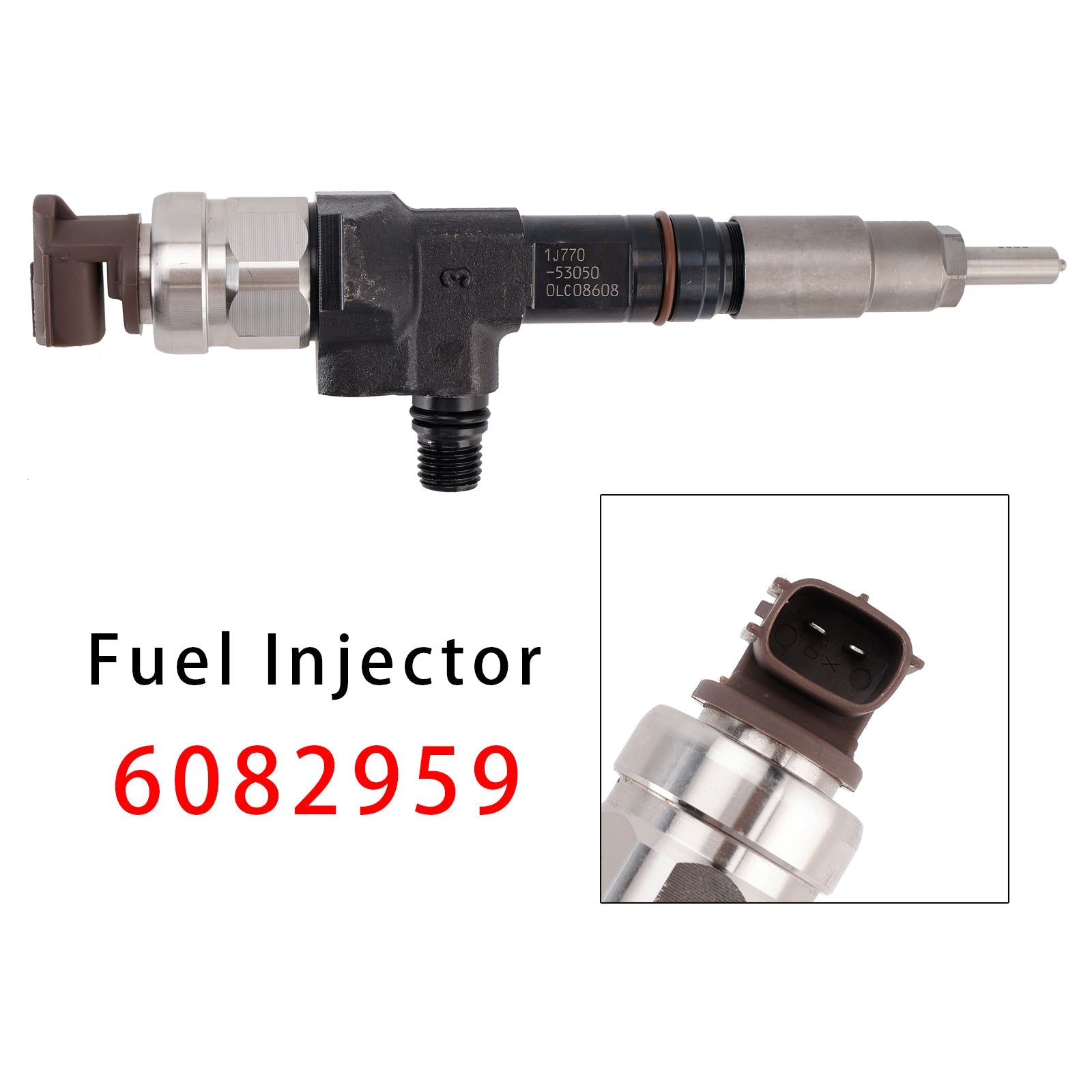 1Pcs Fuel Injector For Caterpillar CAT C3.3B 257D 277D 287D 259D 289D 6082959
