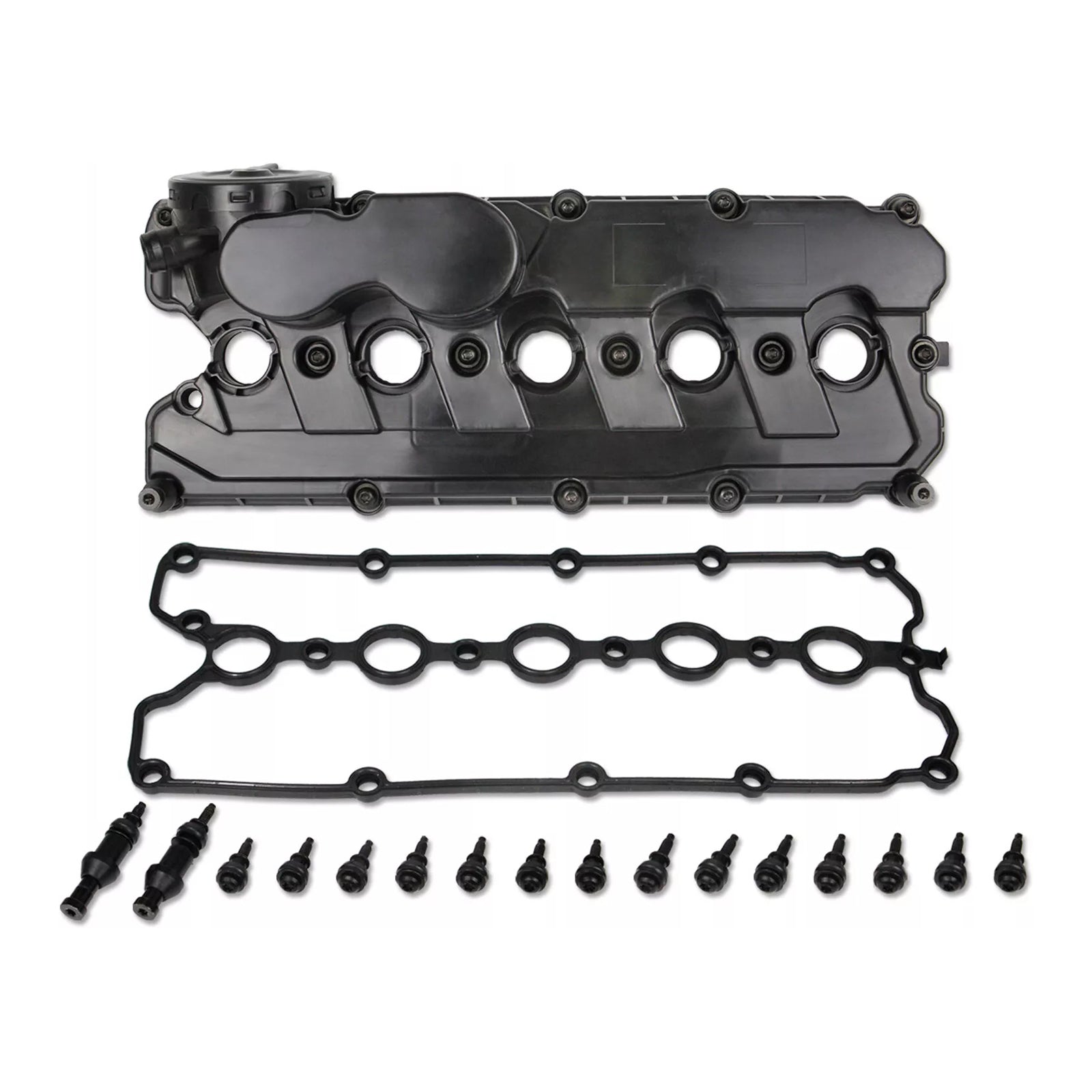 2006-2014 VW Jetta 2.5L Engine Valve Cover w/Gasket Bolts Cap 07K103469L 07K103469L
