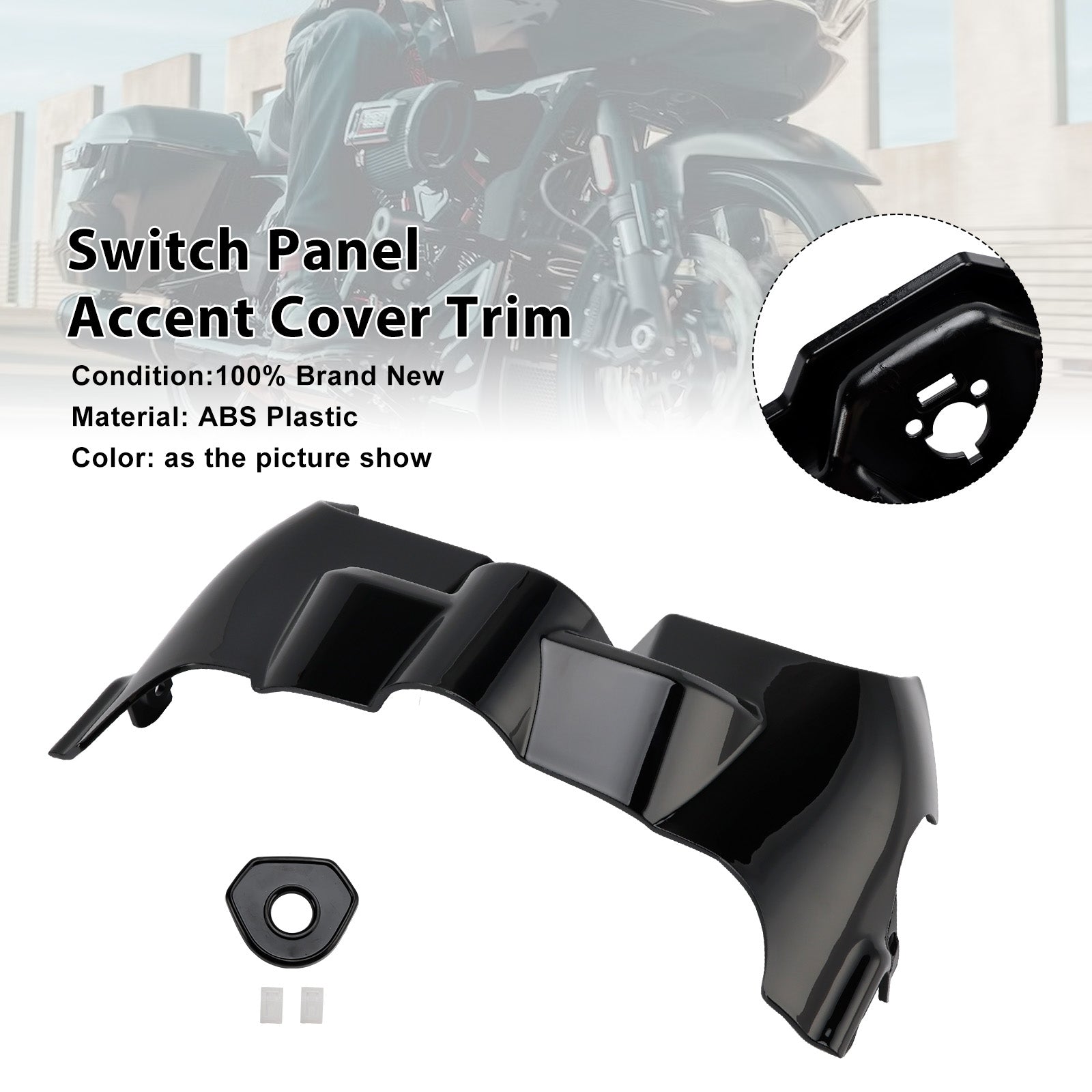 2023-2025 Touring Electra Street Glide Switch Panel Accent Cover Trim