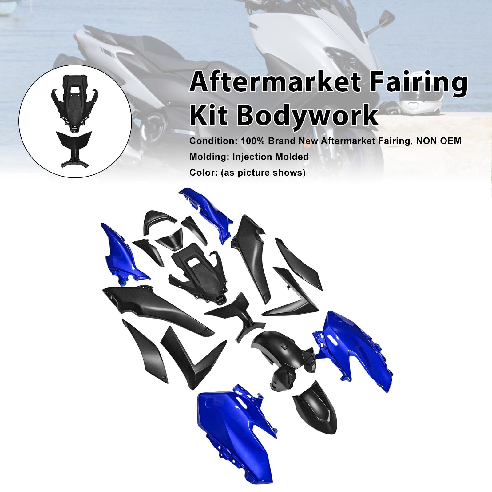 2025-2026 for Yamaha TMAX560 Injection Bodywork Fairing Kit