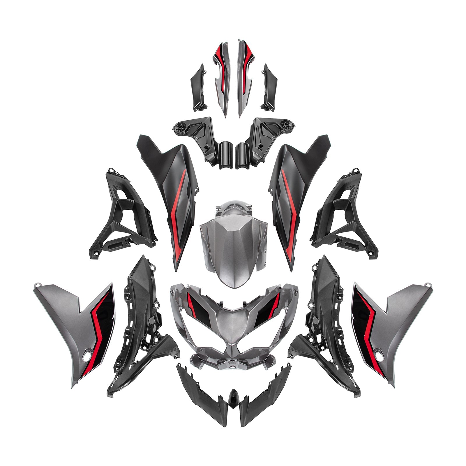 Injection ABS Bodywork Fairing Kit For Kawasaki VERSYS 650 KLE 2022-2024 04#