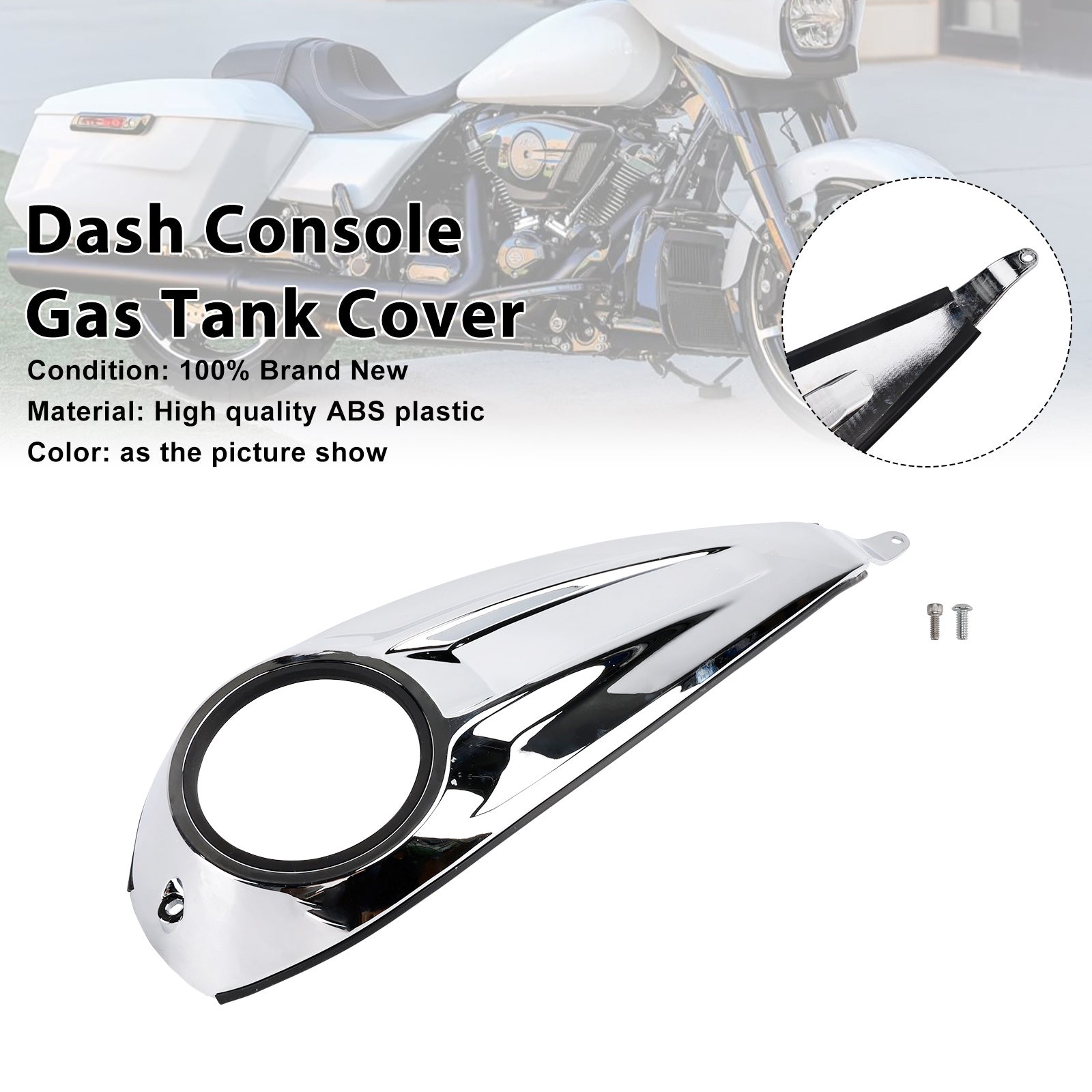 Dash Console Gas Tank Cover For Touring Road Glide / Street Glide 2023-2025