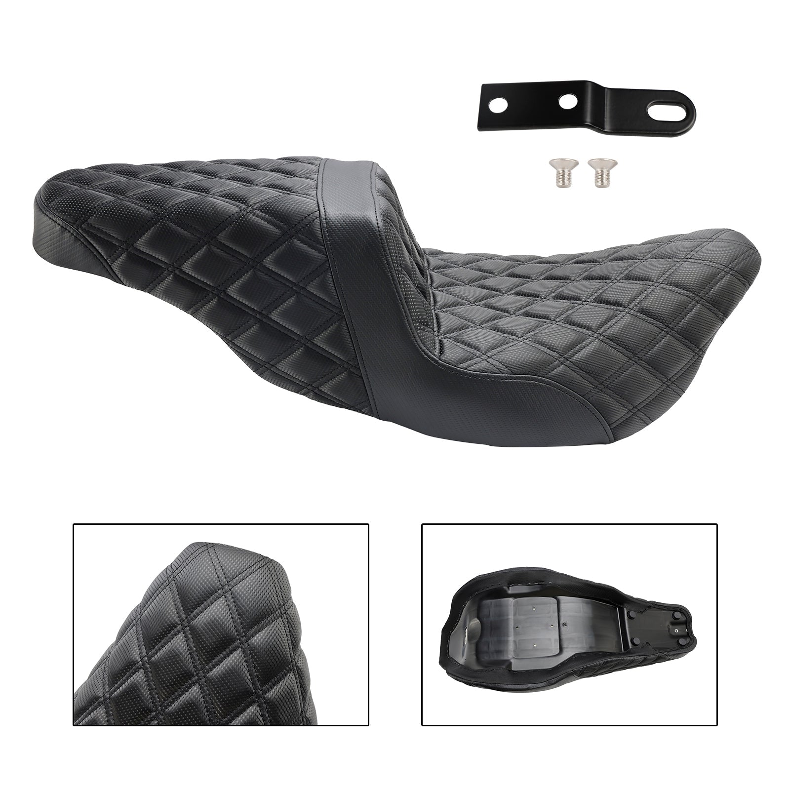 2014 CVO Road King FLHRSE Replace Front Rear Driver Passenger Seat Black