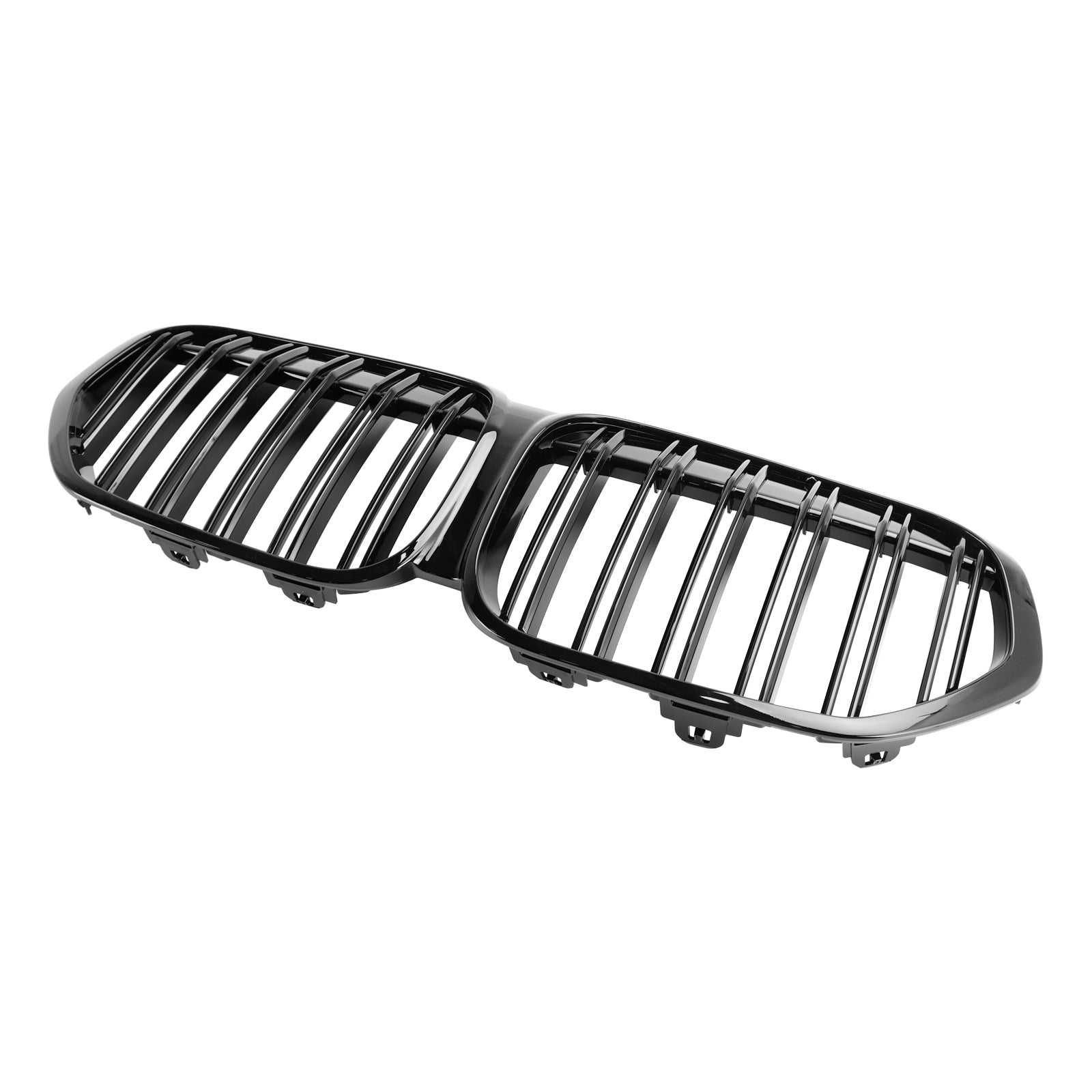 BMW X1 F48 F49 2019-2021 Dual Slat Gloss Black Front Kidney Grille Grill