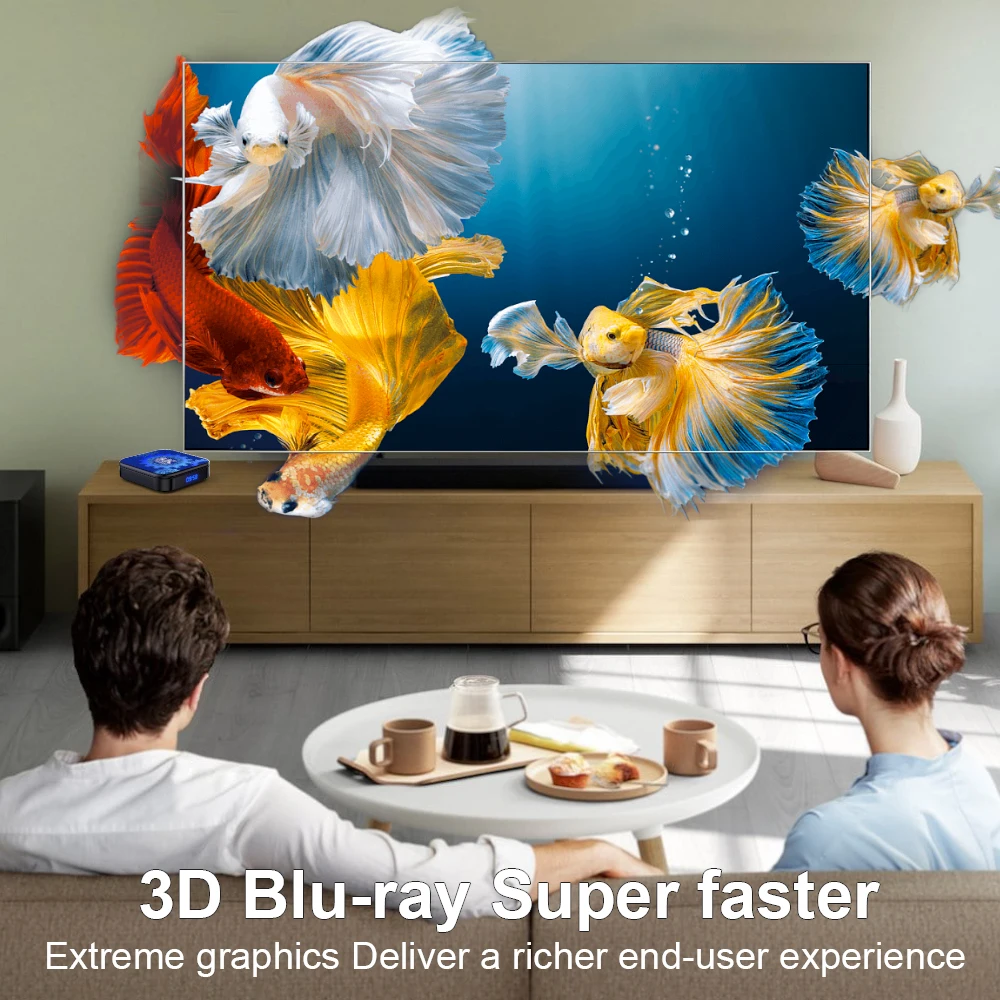 TVR3-S TV Stick Android 14 1GB 8GB Dongle Set-Top Box 4K Player Protable TV BOX