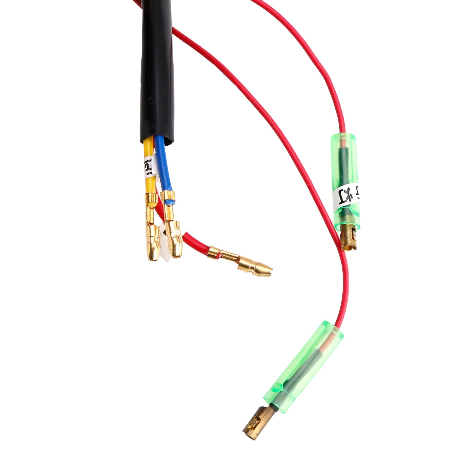 Multifunctional Beam Headlight Lamp Custom Black #84 For Racer Bobber Chopper