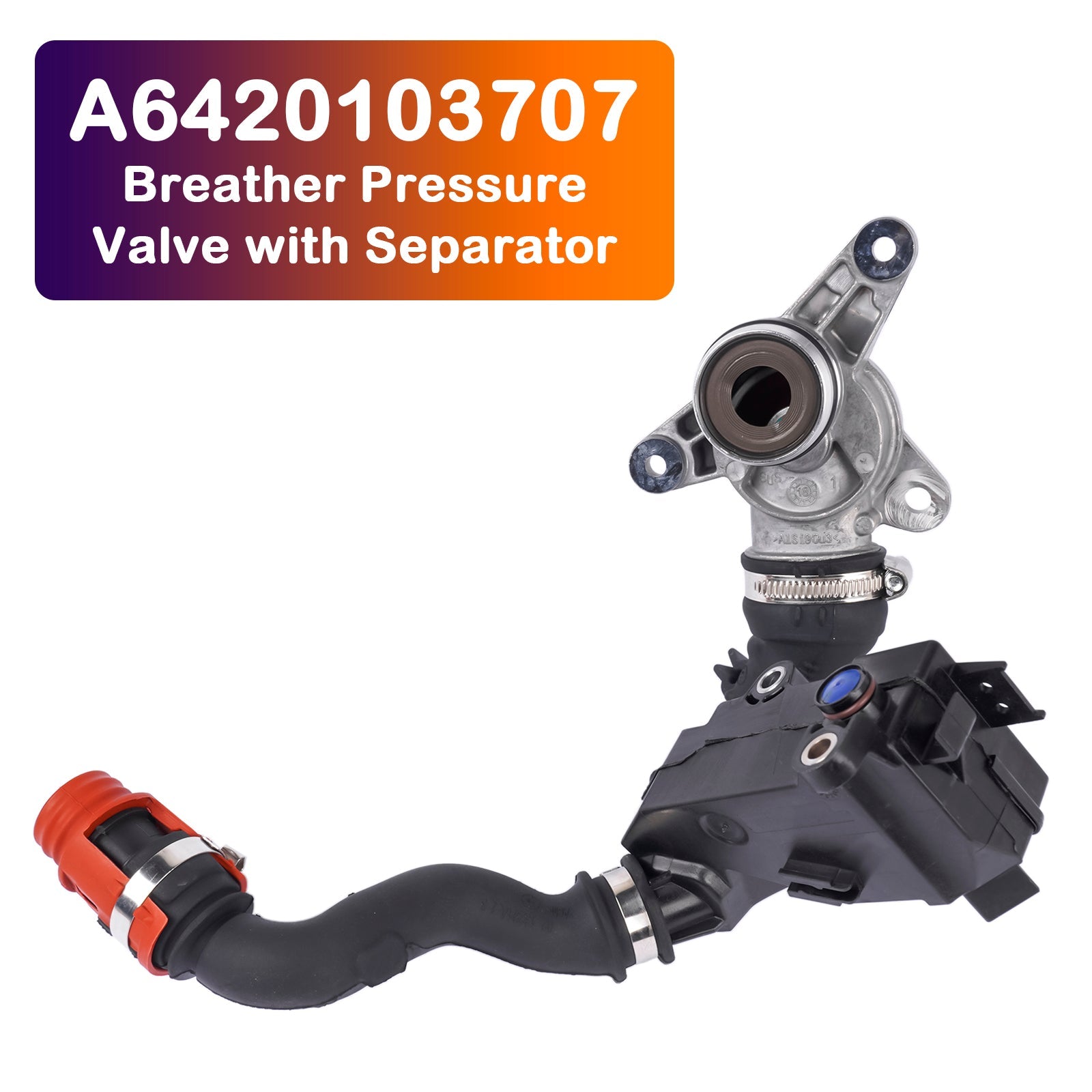 2015-2019 Mercedes-Benz GLE Diesel SUV 350 d 4-matic Breather Pressure Valve with Separator M642 Engine A6420103707