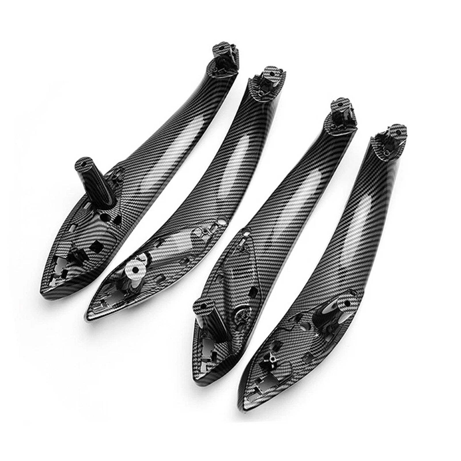 4PCS Carbon Inner Trim Door Pull Handle for BMW F30 F80 F31 F32 F33 F35