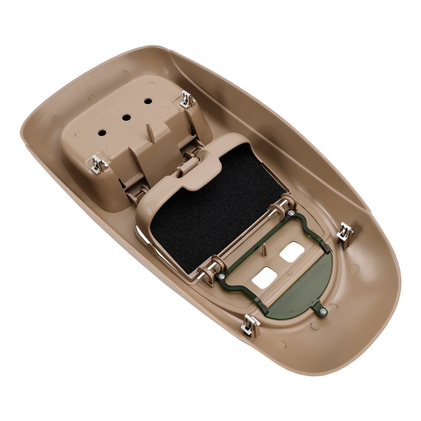 2002-2004 Ford F250 F-350 F-450 F-550 Super Duty Overhead Console Assembly w/o Sunroof Tan