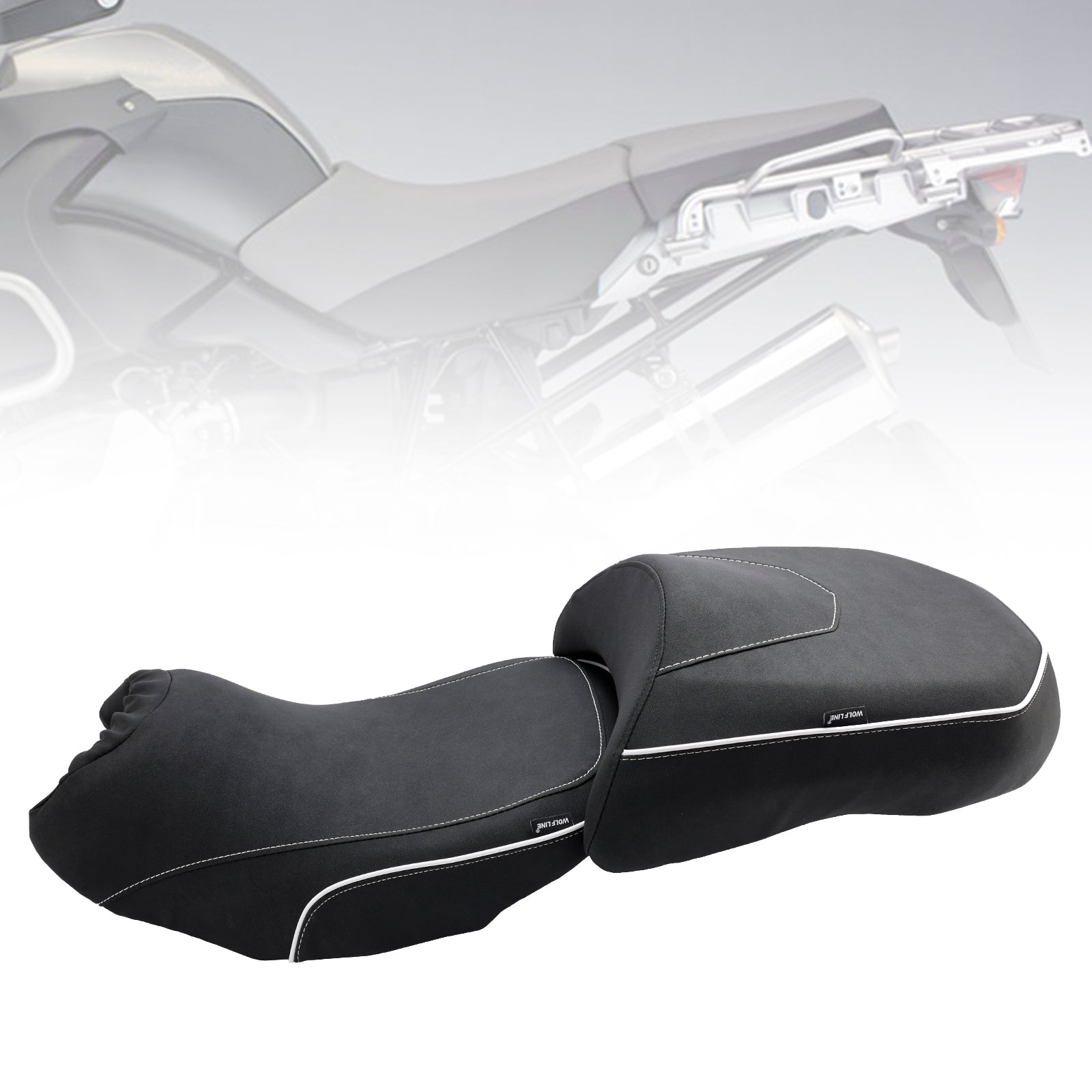 2014-2018 BMW R1200GS/GS ADV Replace Front Rear Driver Passenger Seat Black
