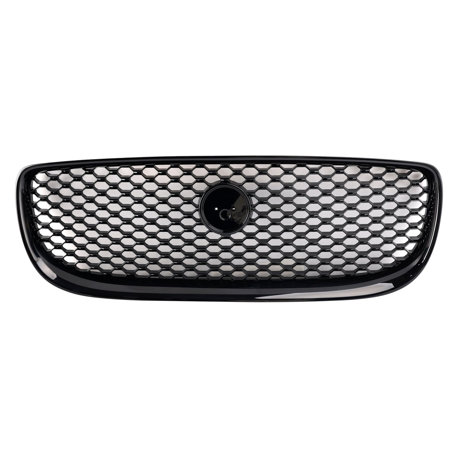 Gloss Black Honeycomb Front Bumper Grille Grill Fit Jaguar XE 2015-2018